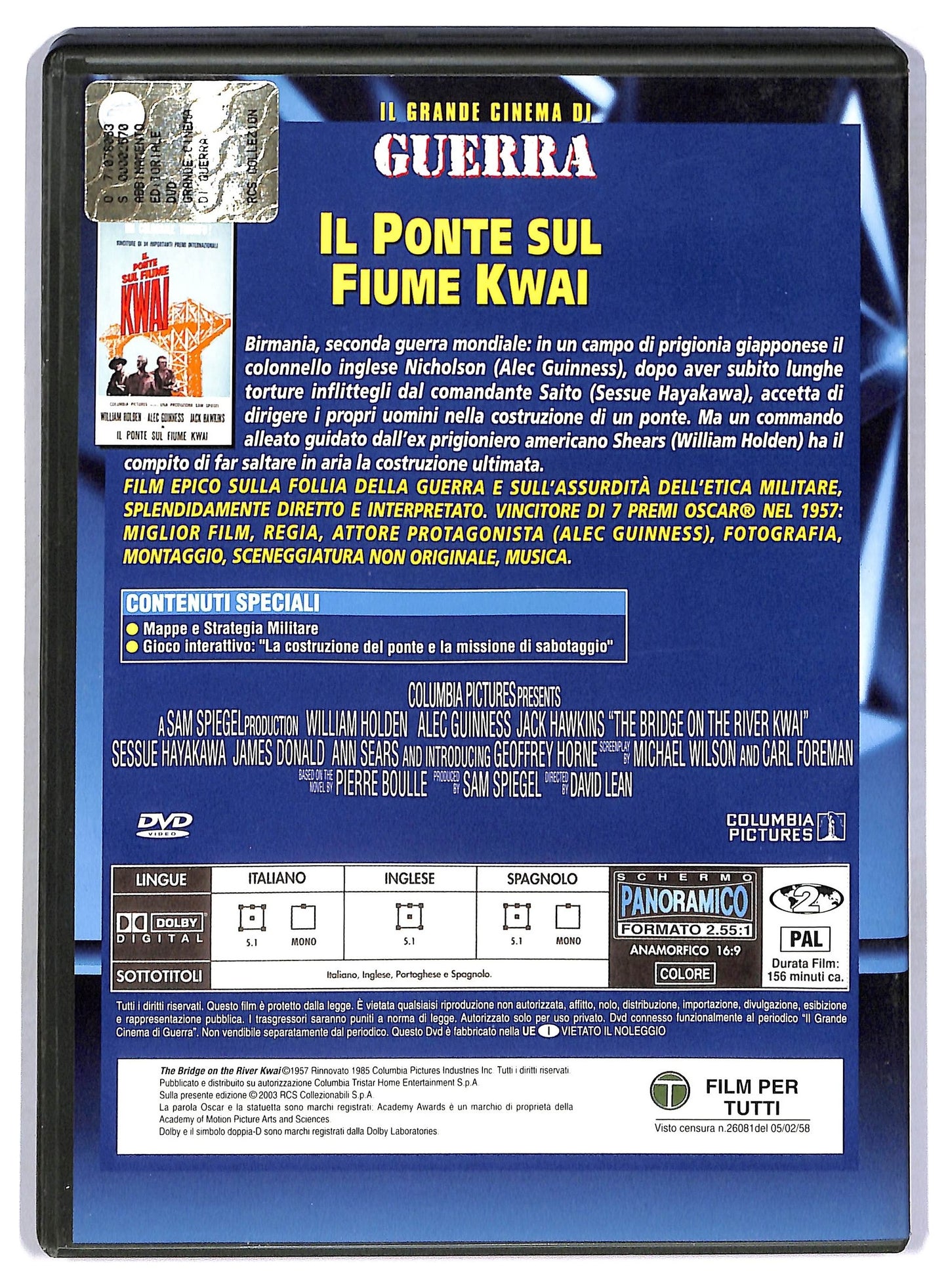 EBOND Il ponte sul fiume Kwai (film)  EDITORIALE  DVD D796842