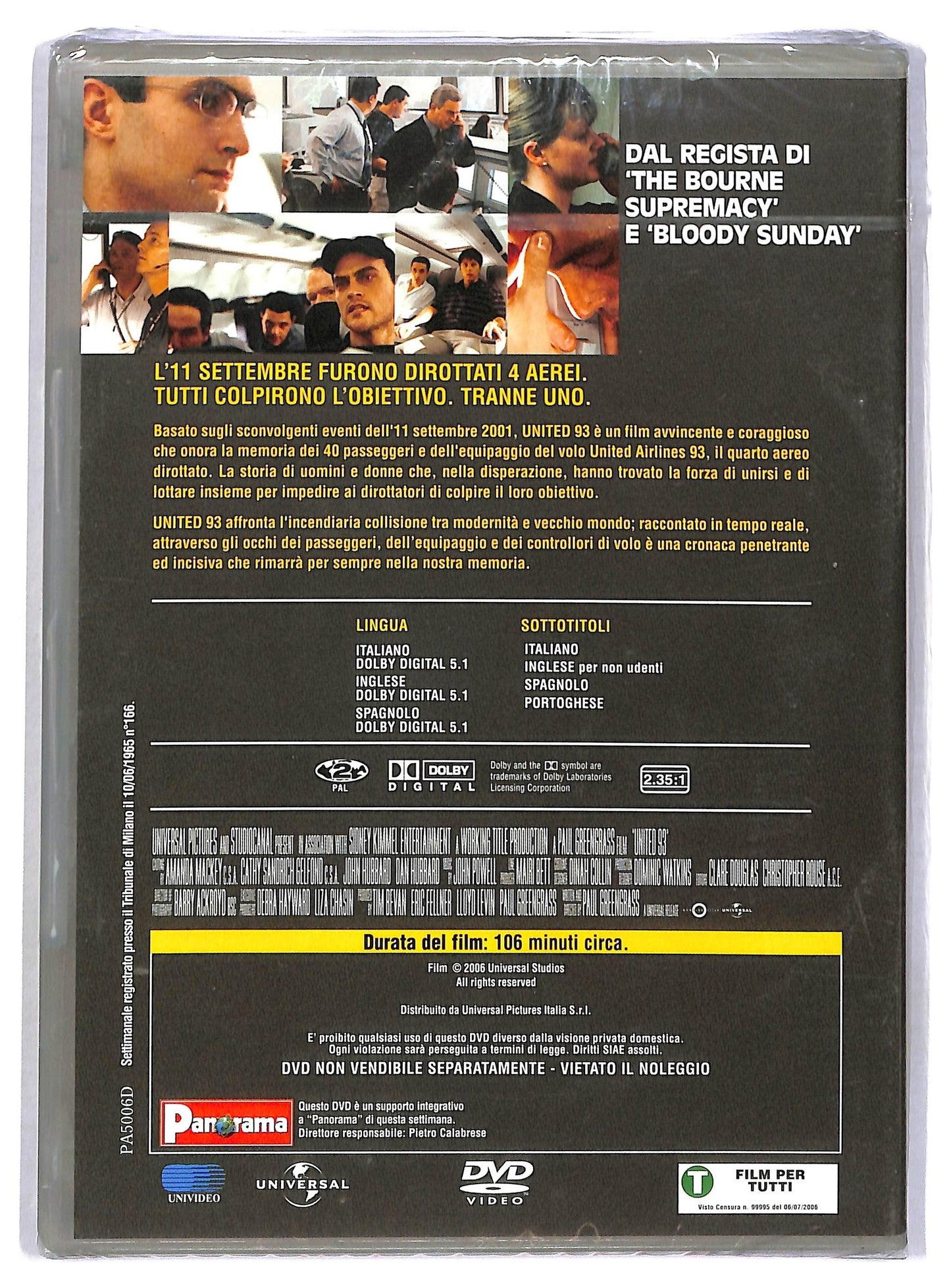EBOND United 93  EDITORIALE DVD D796913