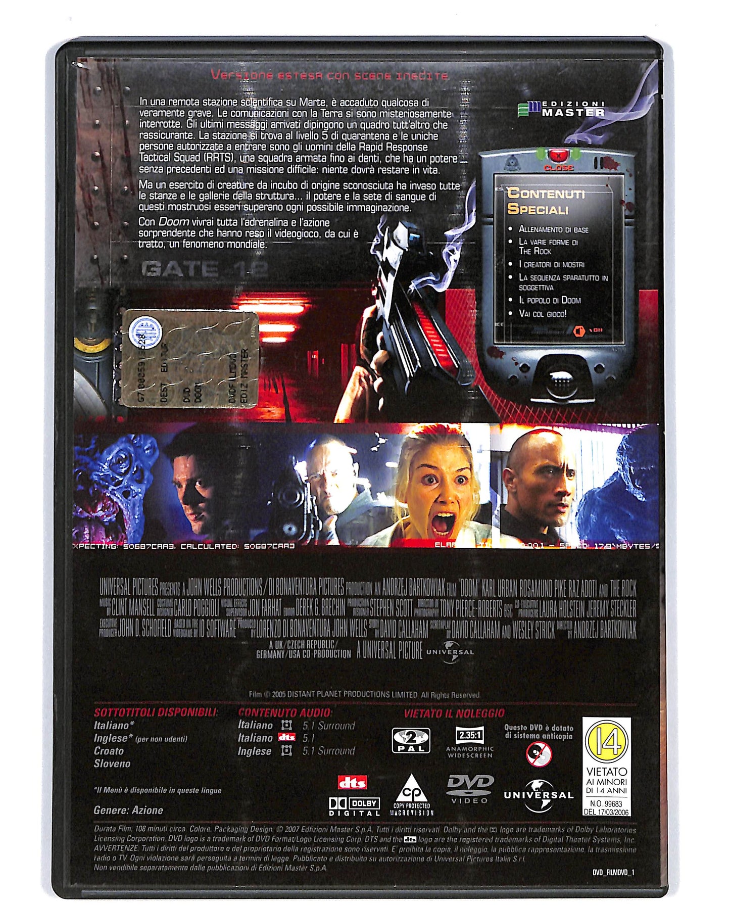 EBOND Doom EDITORIALE DVD D796950