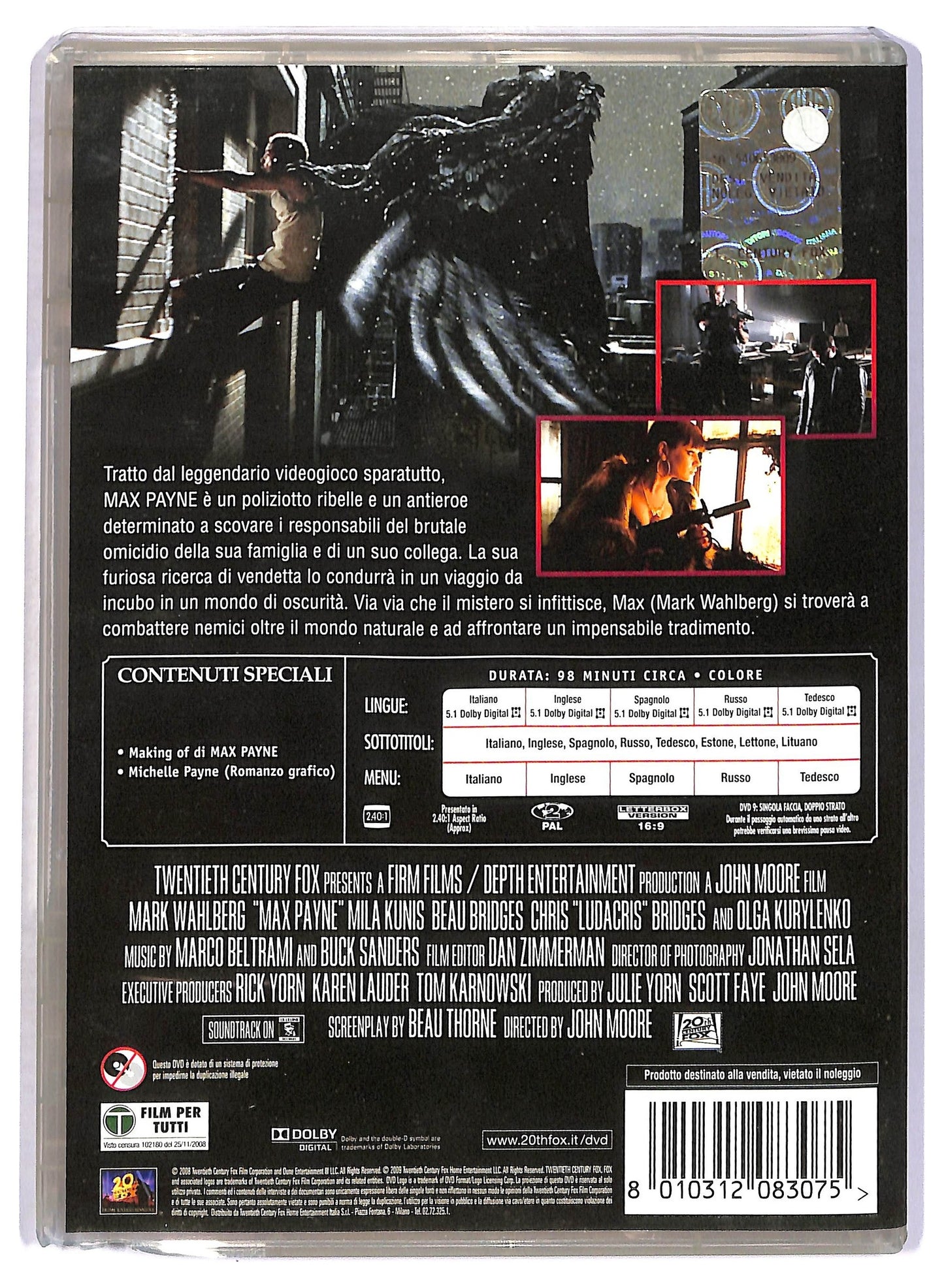 EBOND max payne DVD D797022