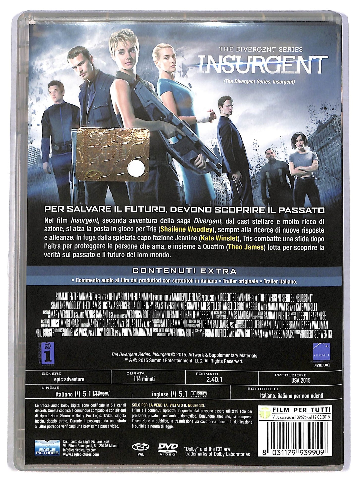 EBOND insurgent DVD D797156