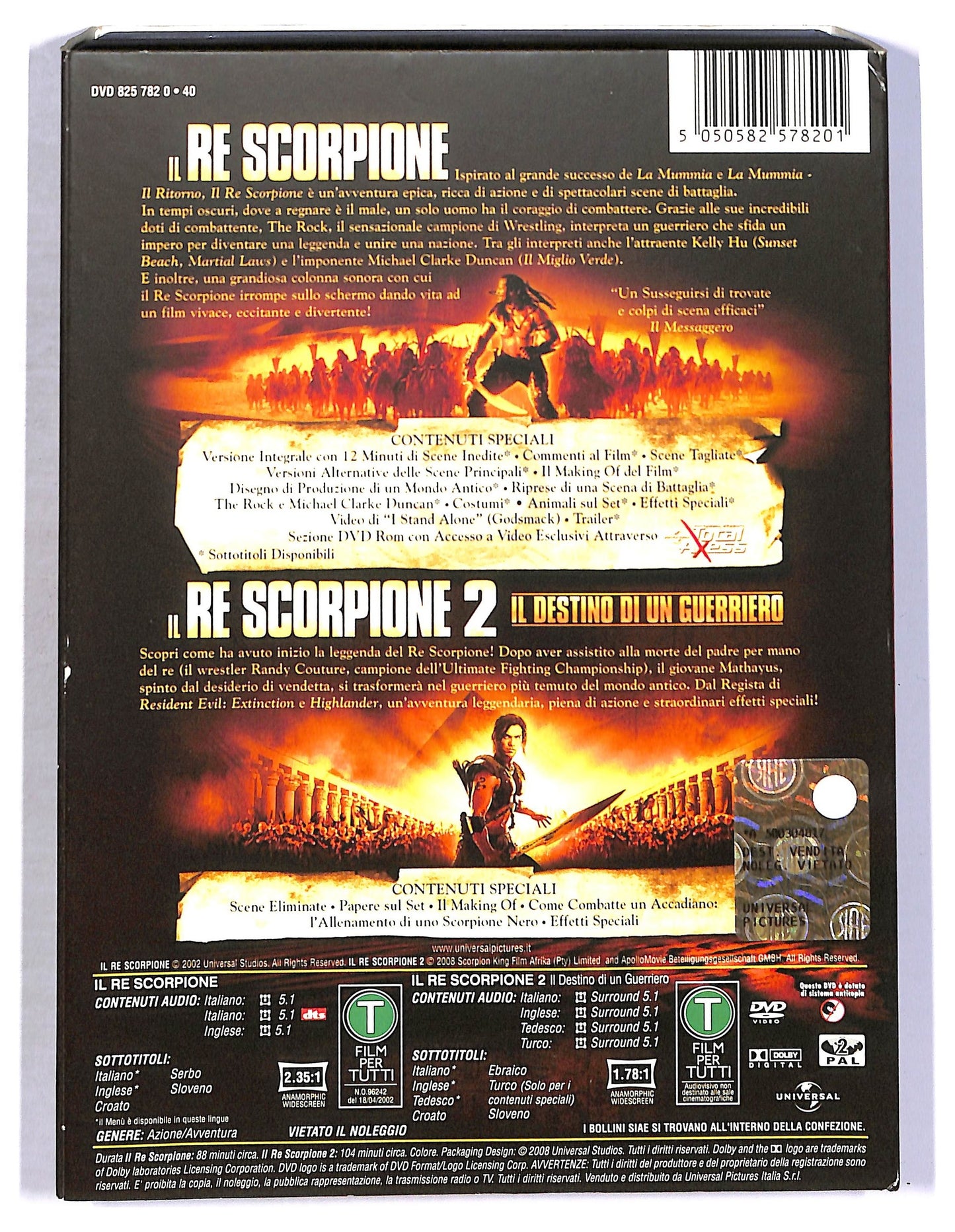 EBOND IL Re Scorpione Collection DVD Slipcase D797229