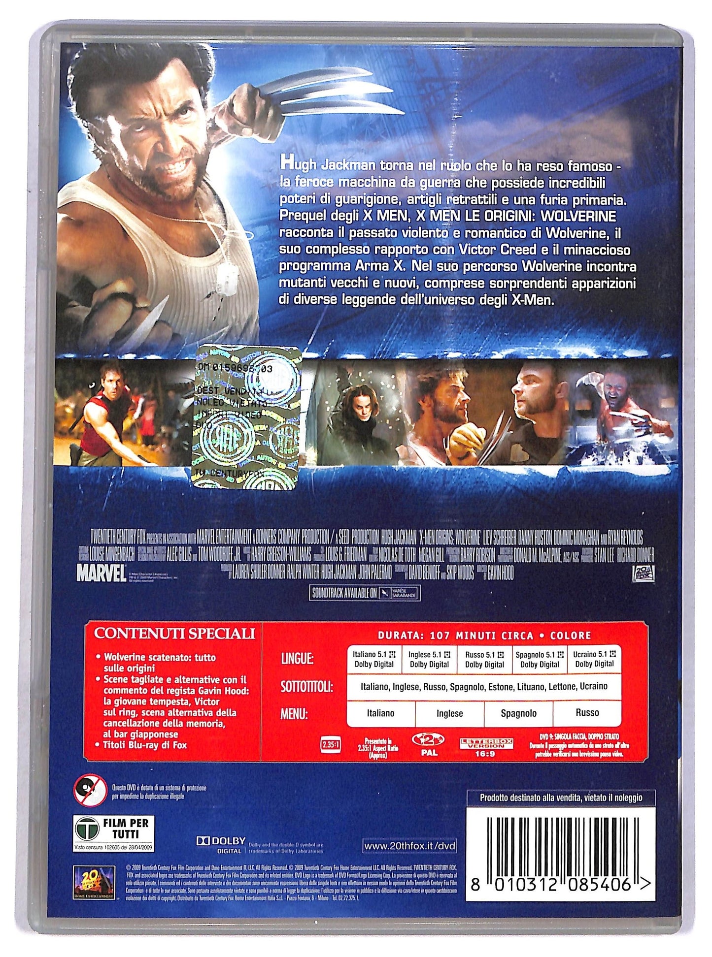 EBOND X - Men le origini Wolverine  DVD D797248