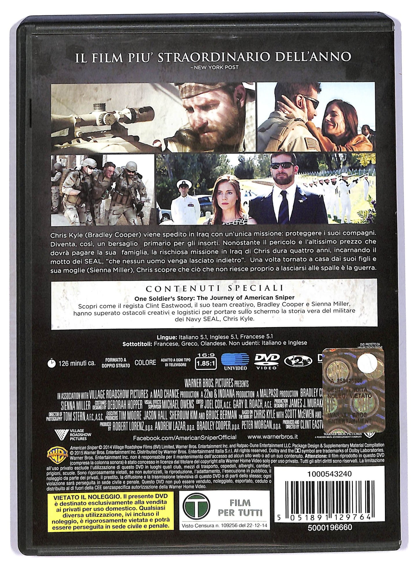 EBOND American Sniper Con Bradley Cooper DVD D797335