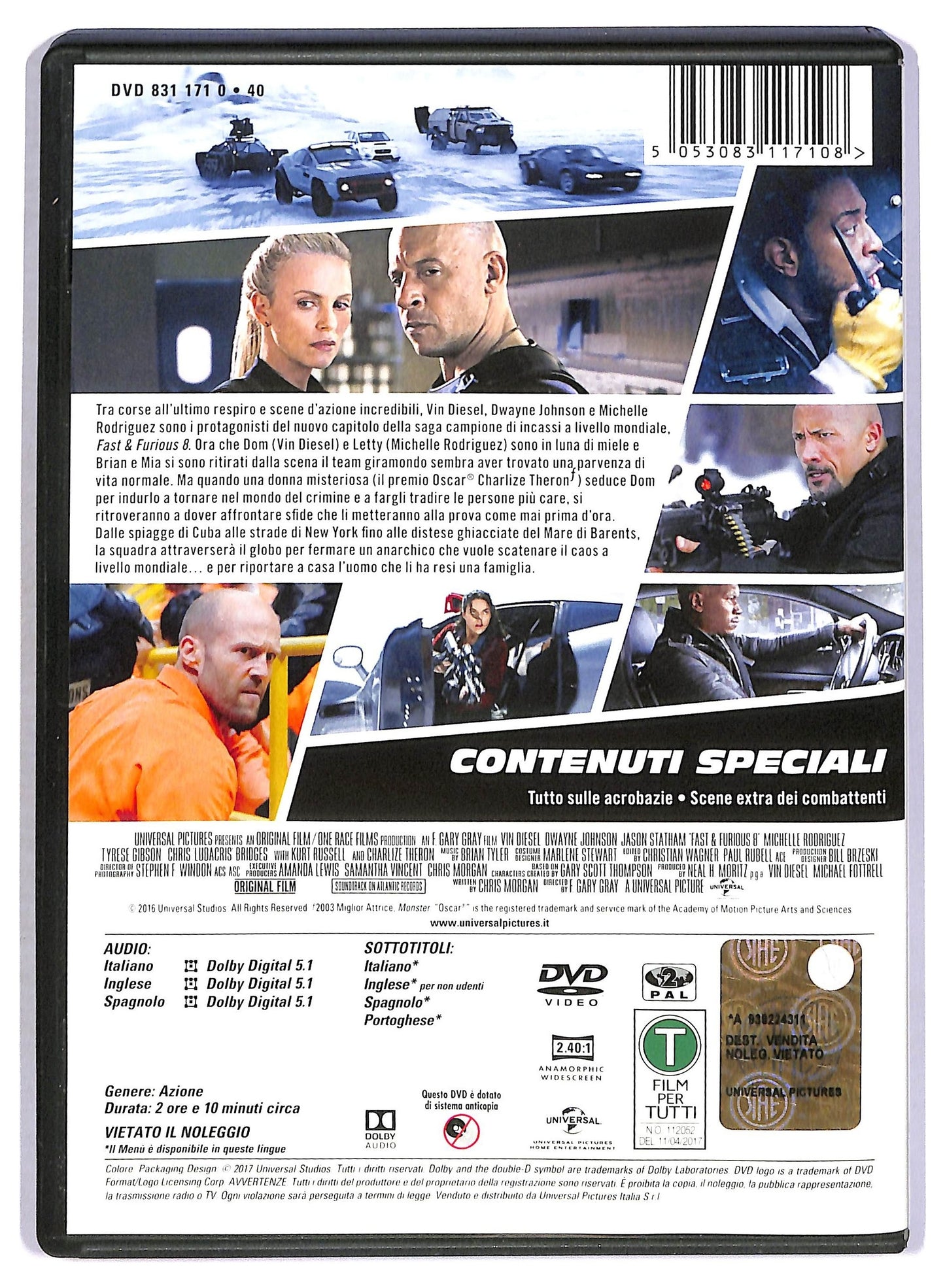 EBOND Fast & Furious 8 DVD D797337