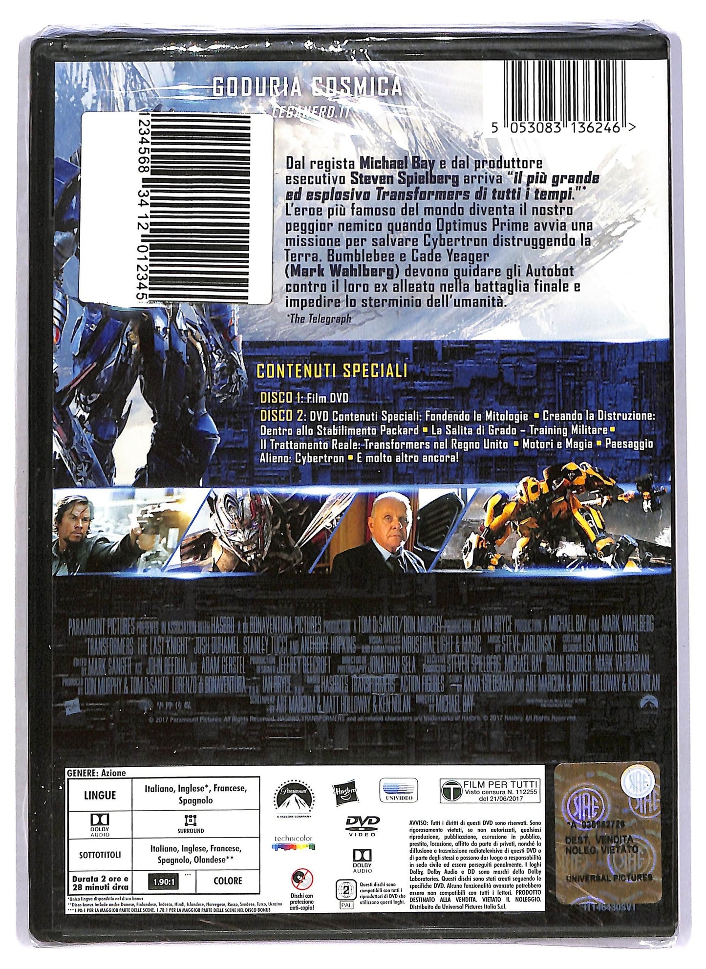 EBOND Transformers - L'ultimo cavaliere DVD D797352