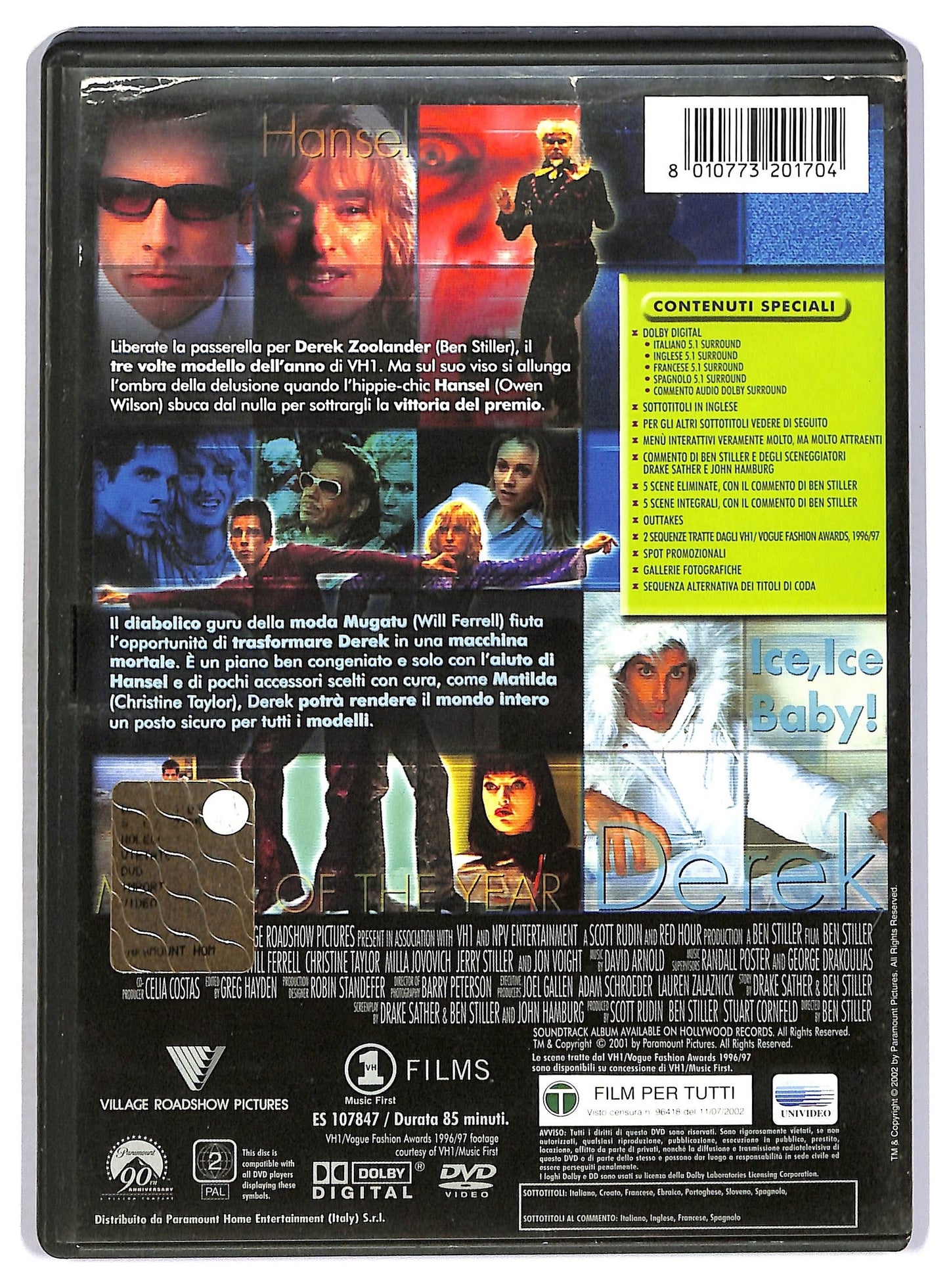 EBOND Zoolander DVD D797426