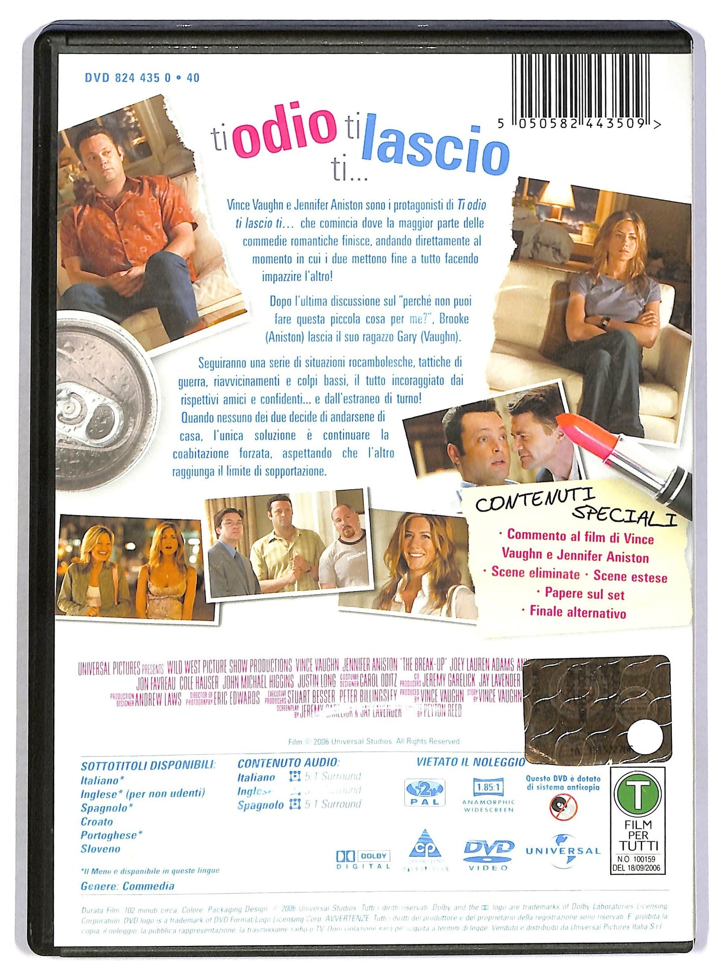 EBOND Ti odio, ti lascio, ti... DVD D797436
