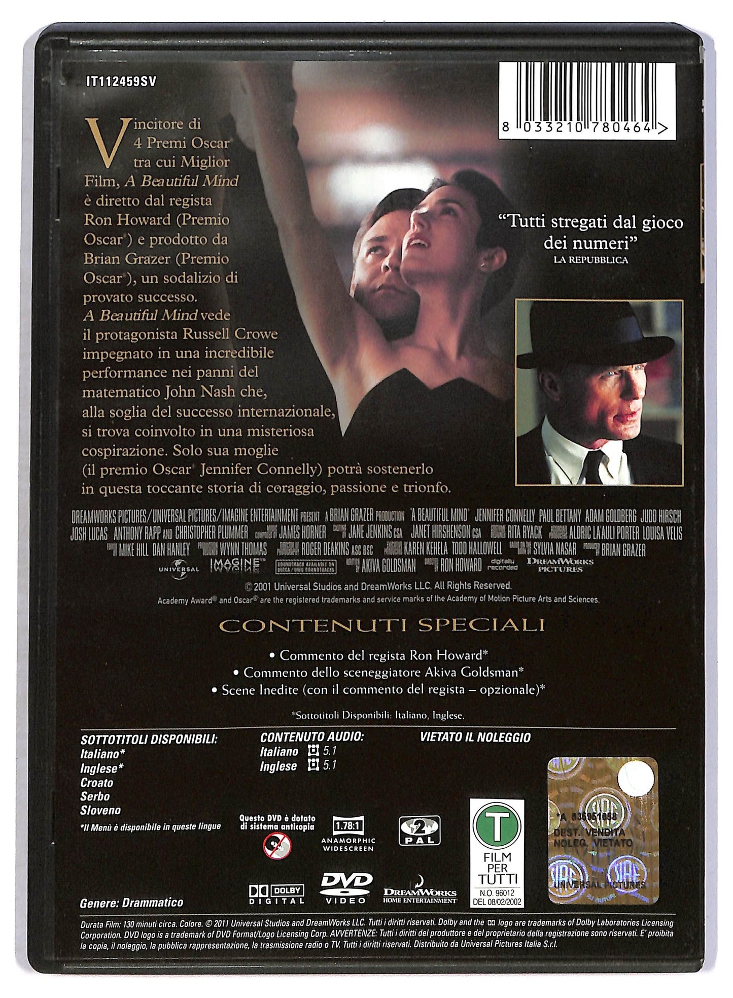 EBOND A Beautiful Mind DVD D797441