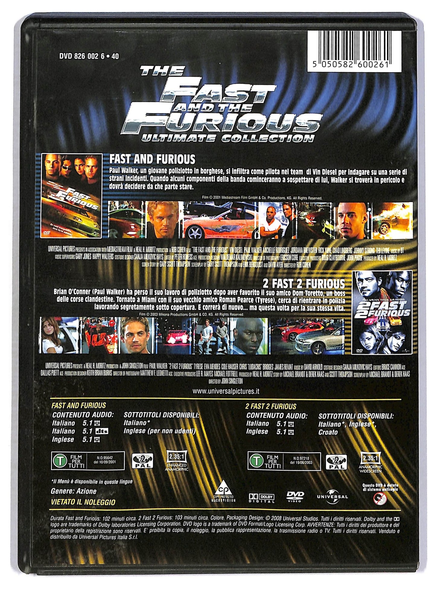 EBOND The fast and the furious ultimate collection DVD D797452