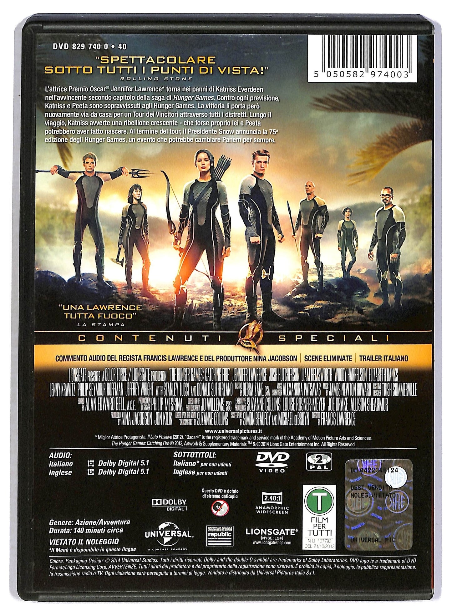 EBOND Hunger Games - La Ragazza Di Fuoco  DVD D797453