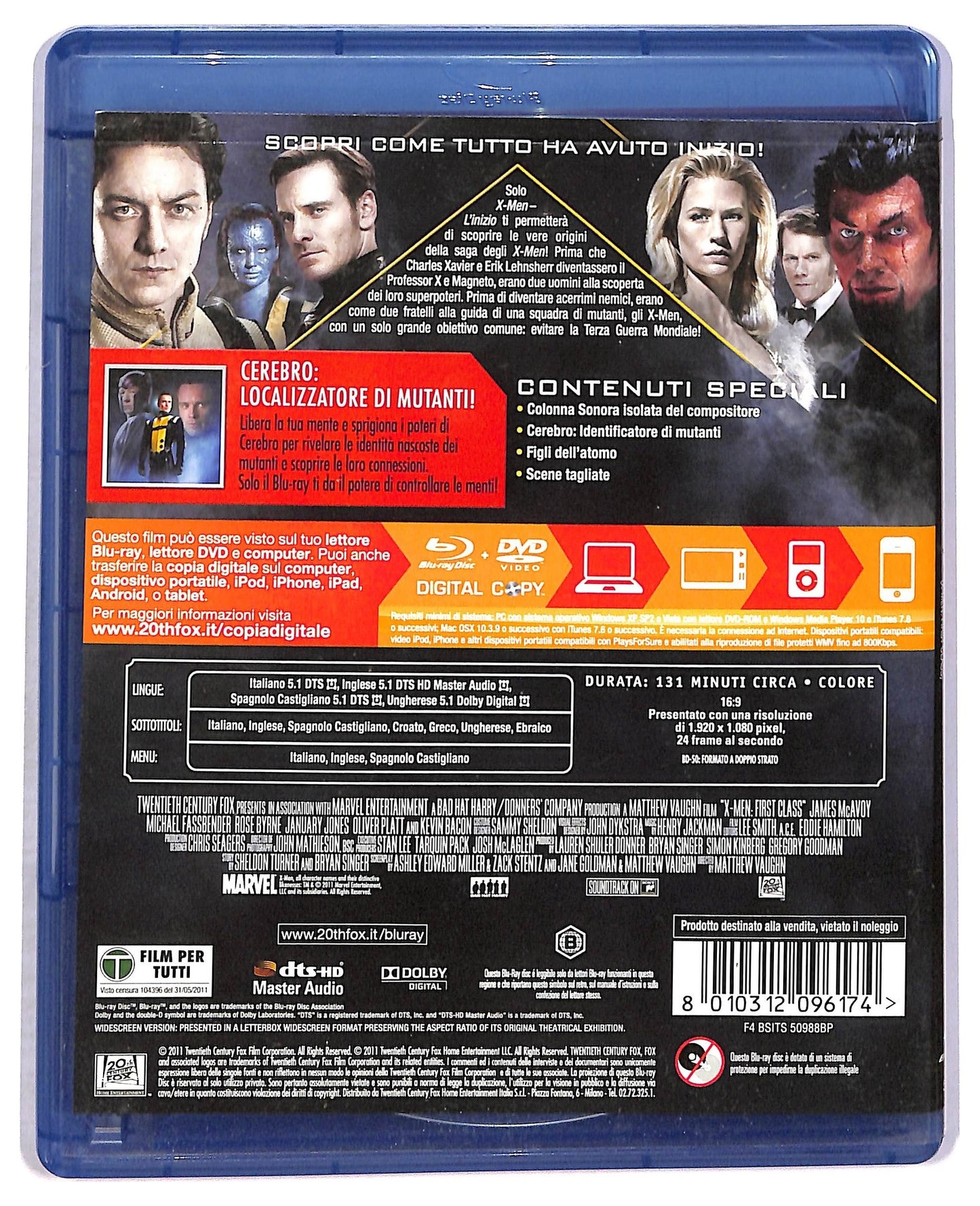 EBOND X-Men - L'inizio BLURAY D797614