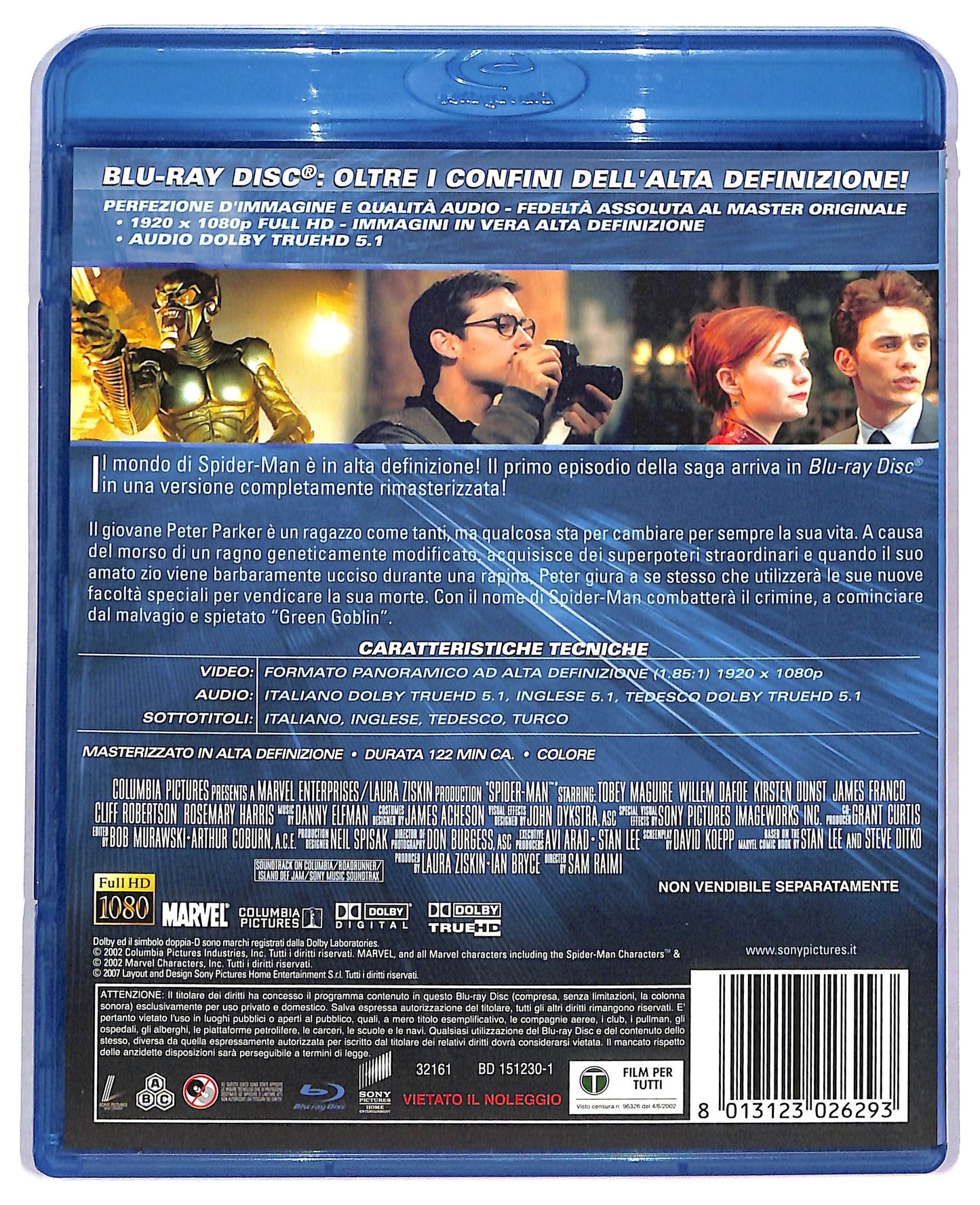 EBOND Spider-Man BLURAY D797636