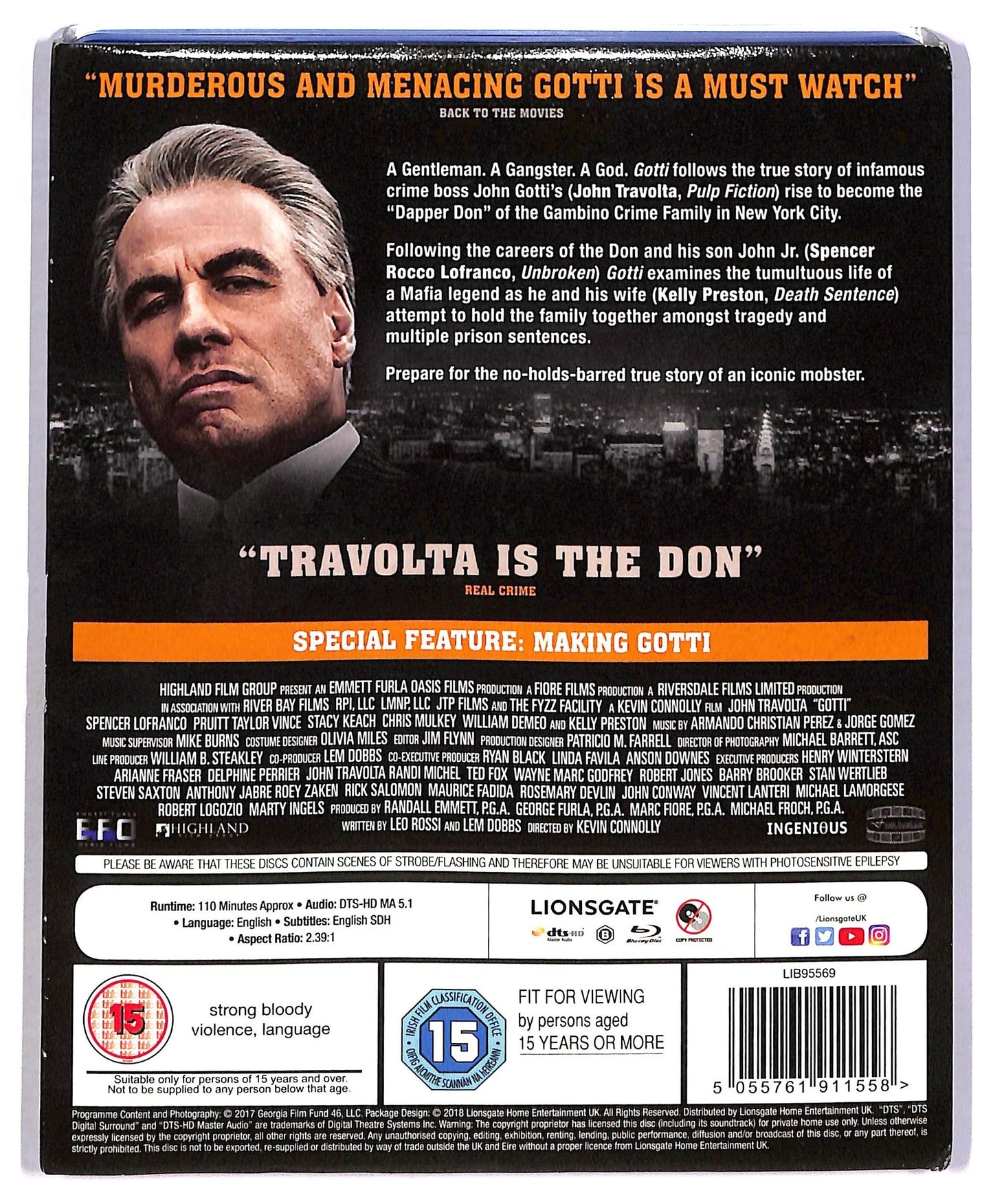 EBOND Gotti BLURAY Slipcase BLURAY D797655