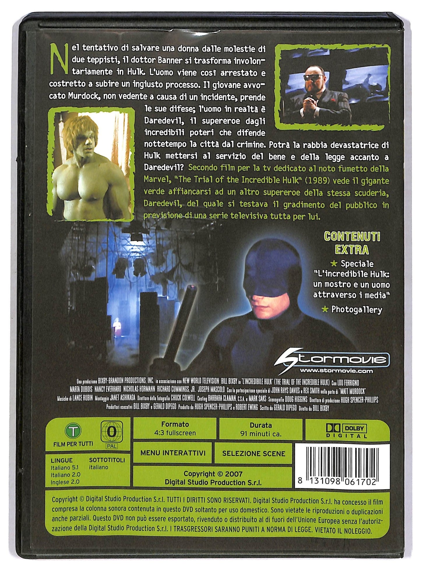 EBOND l'incredibile hulk DVD D797748