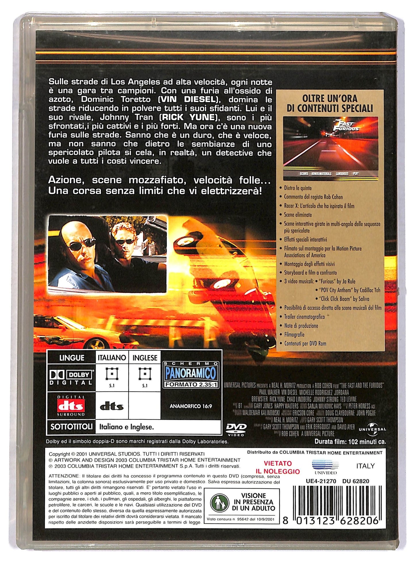 EBOND Fast and Furious DVD D797764