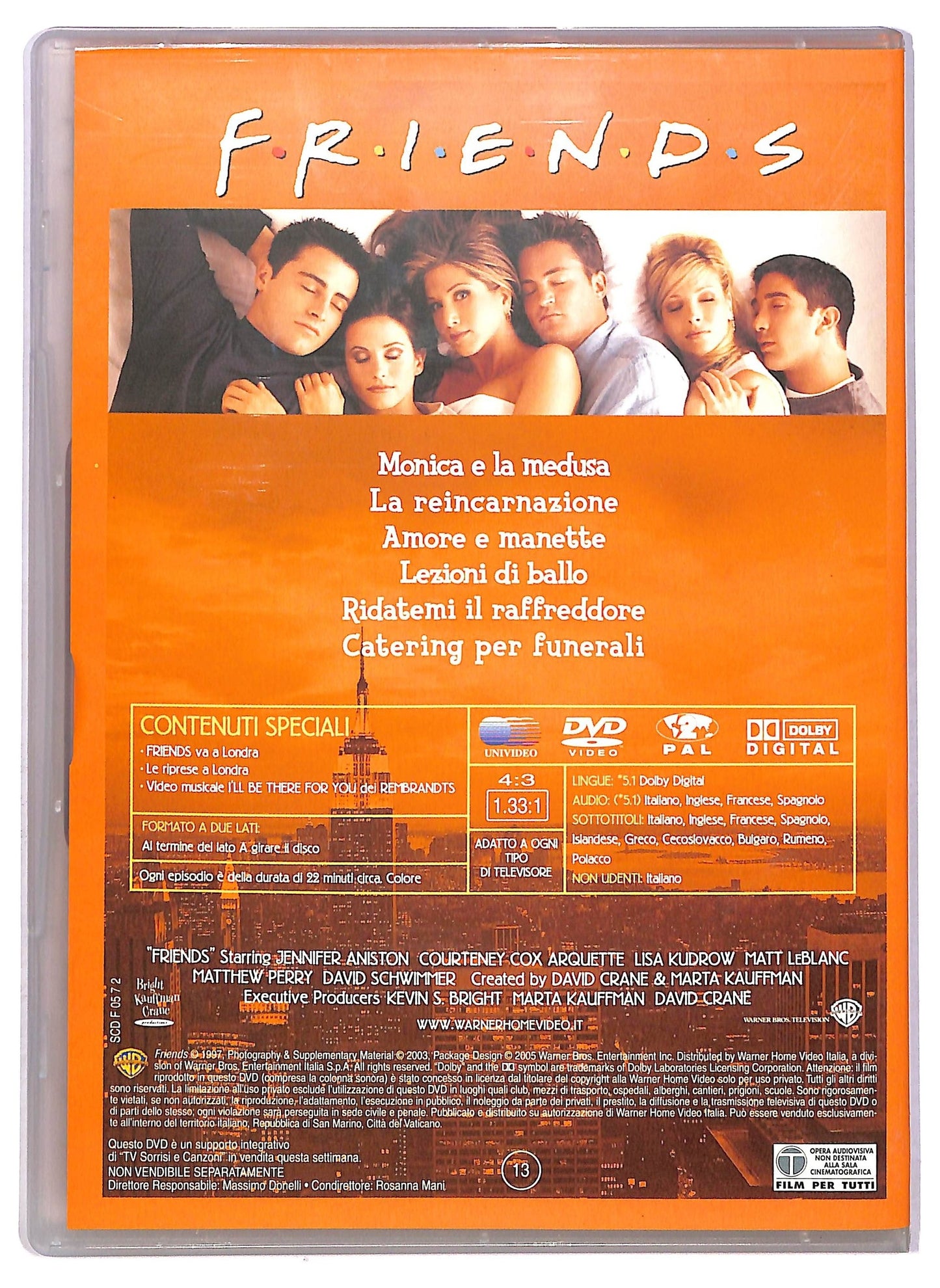 EBOND Friends Stagione 4 Episodi 1 - 6 EDITORIALE DVD D797818