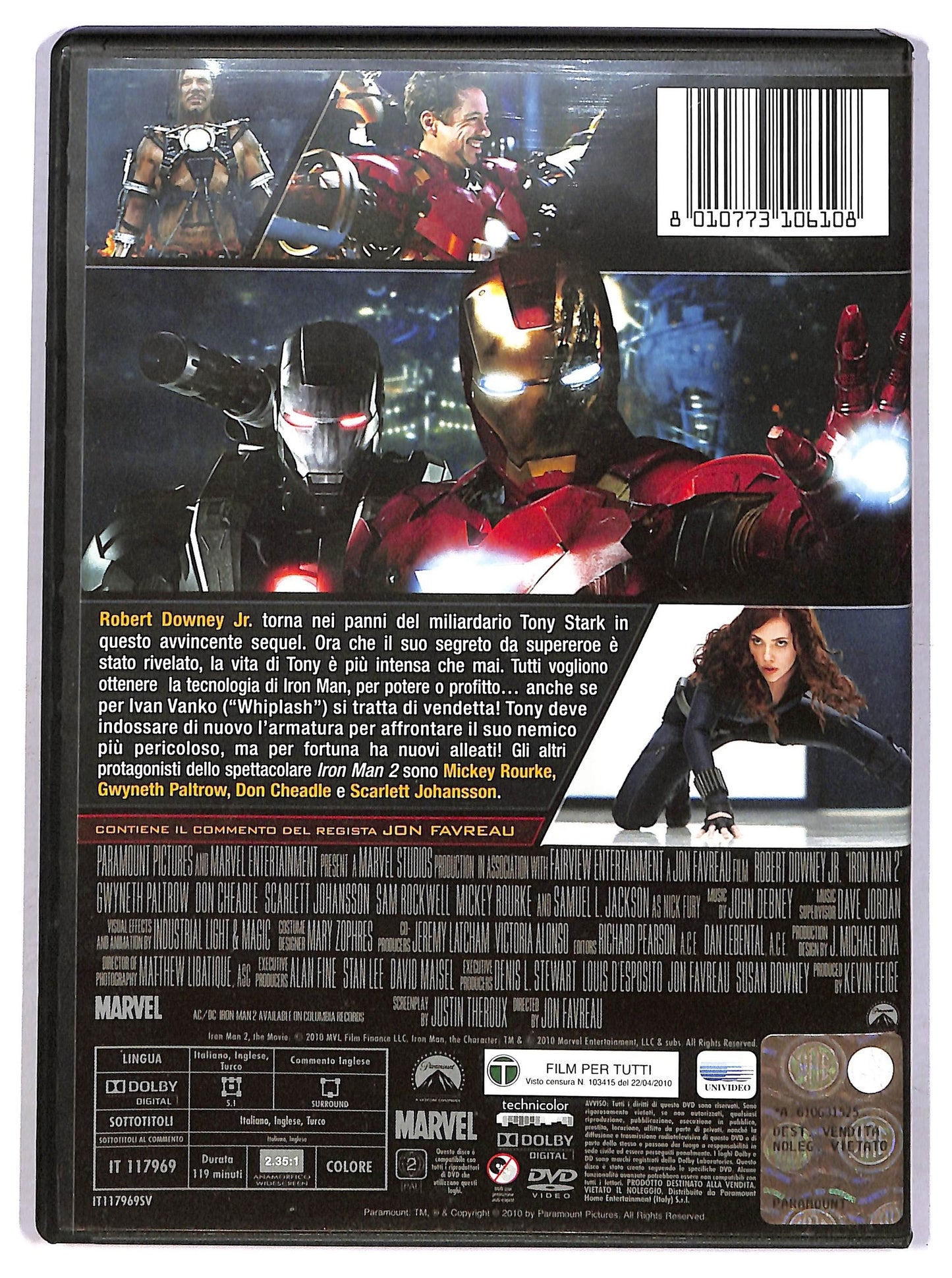 EBOND Iron Man 2 DVD D797819