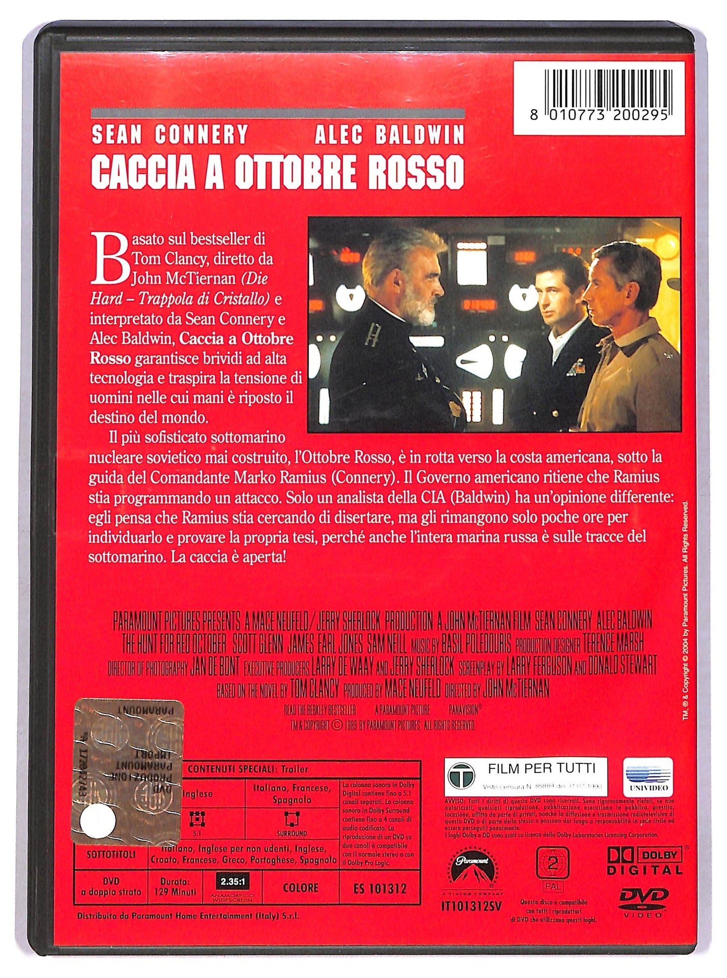 EBOND Caccia a Ottobre rosso DVD D797822