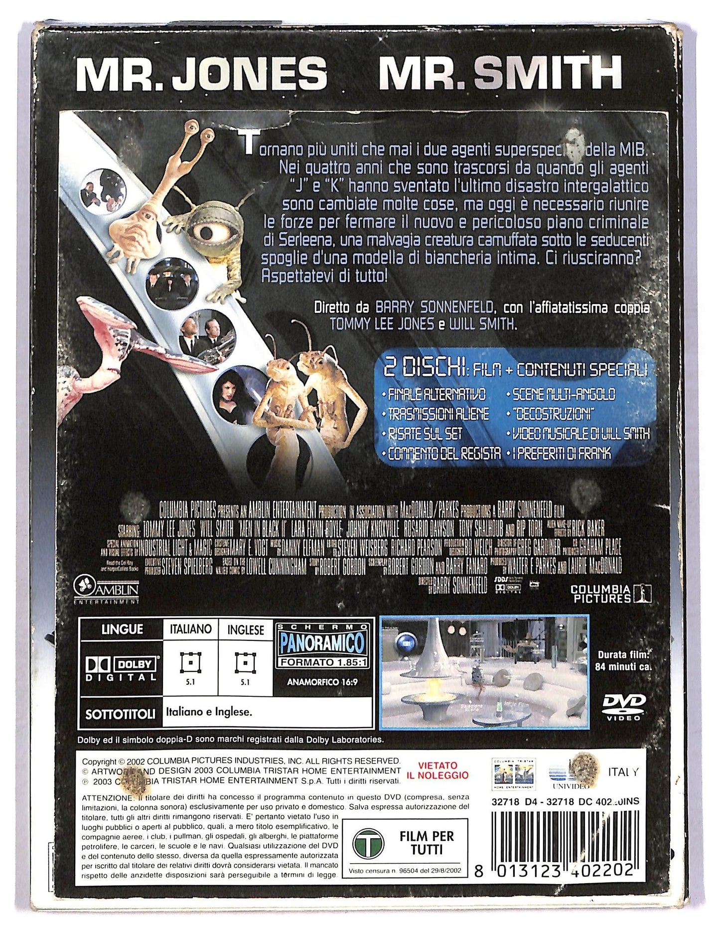 EBOND MIIB - Men in Black 2 (2 dischi) DIGIPACK DVD D797834