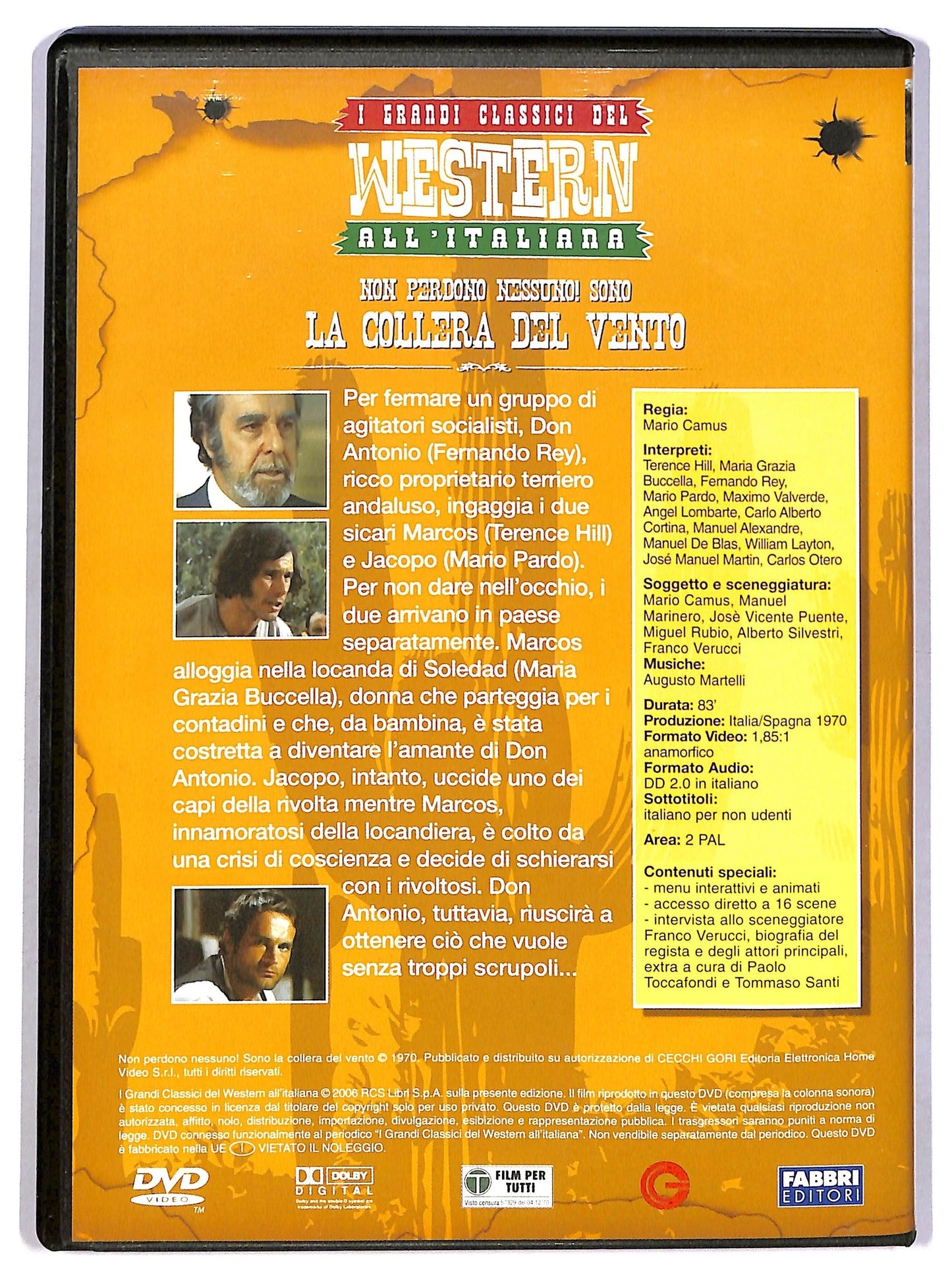 EBOND La collera del vento  EDITORIALE DVD D797837
