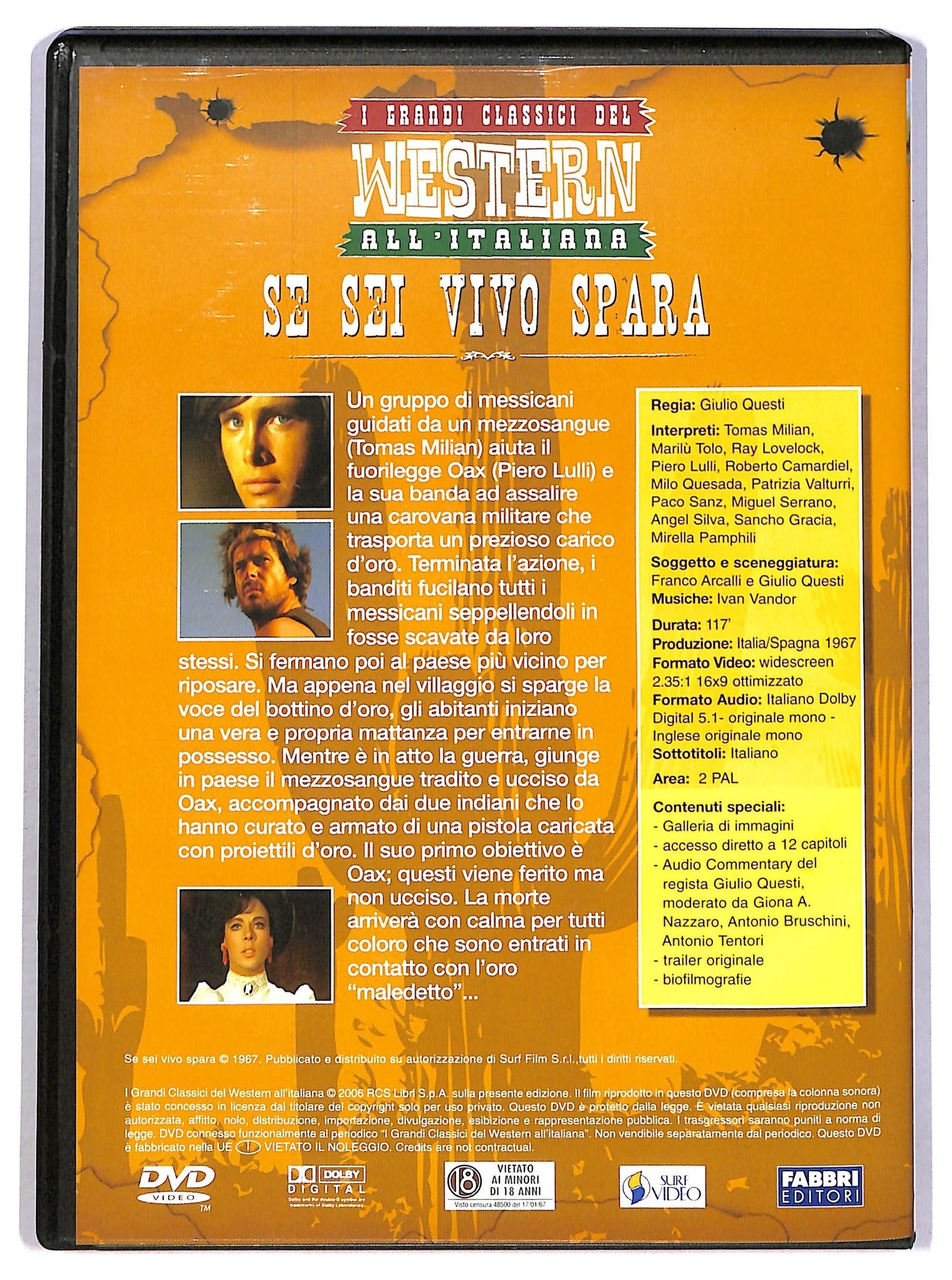 EBOND Se sei vivo spara EDITORIALE DVD D797841