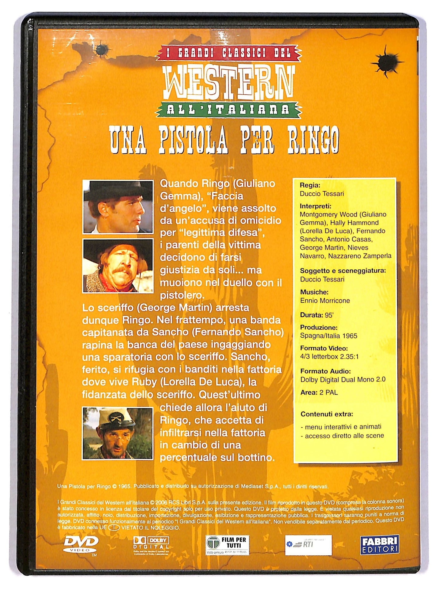 EBOND Una pistola per Ringo EDITORIALE DVD D797861