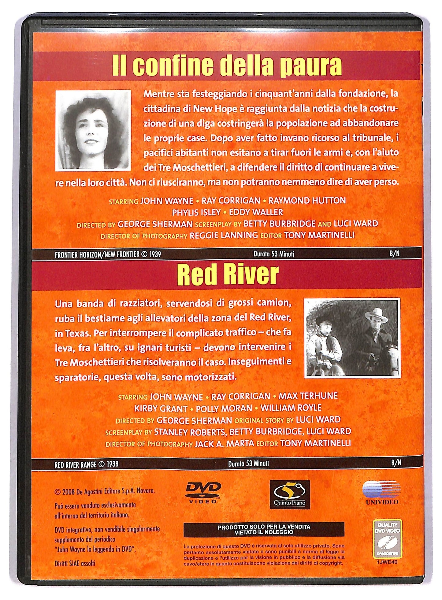 EBOND Il confine della paura + Red River EDITORIALE DVD D797905