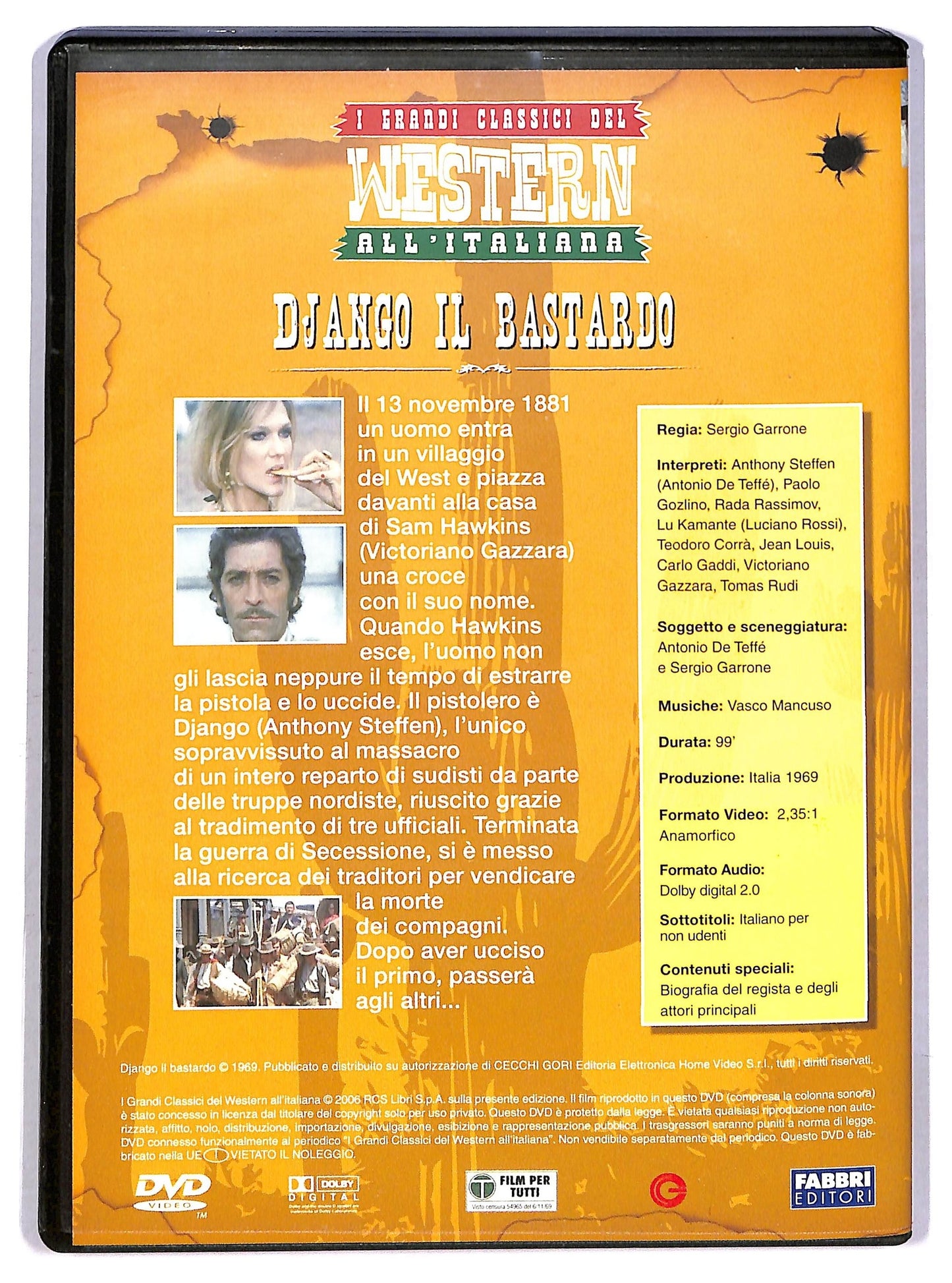 EBOND Django il bastardo EDITORIALE DVD D797922