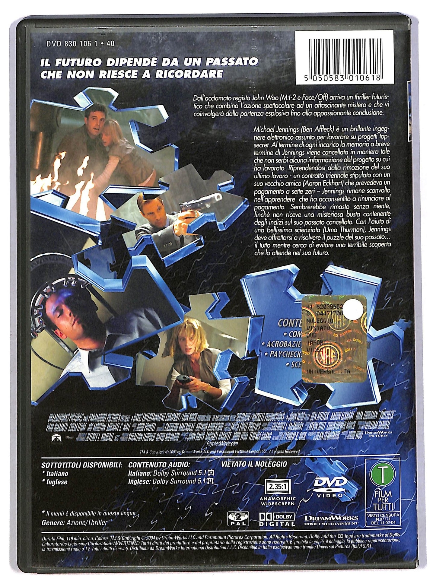 EBOND Paycheck DVD D797942