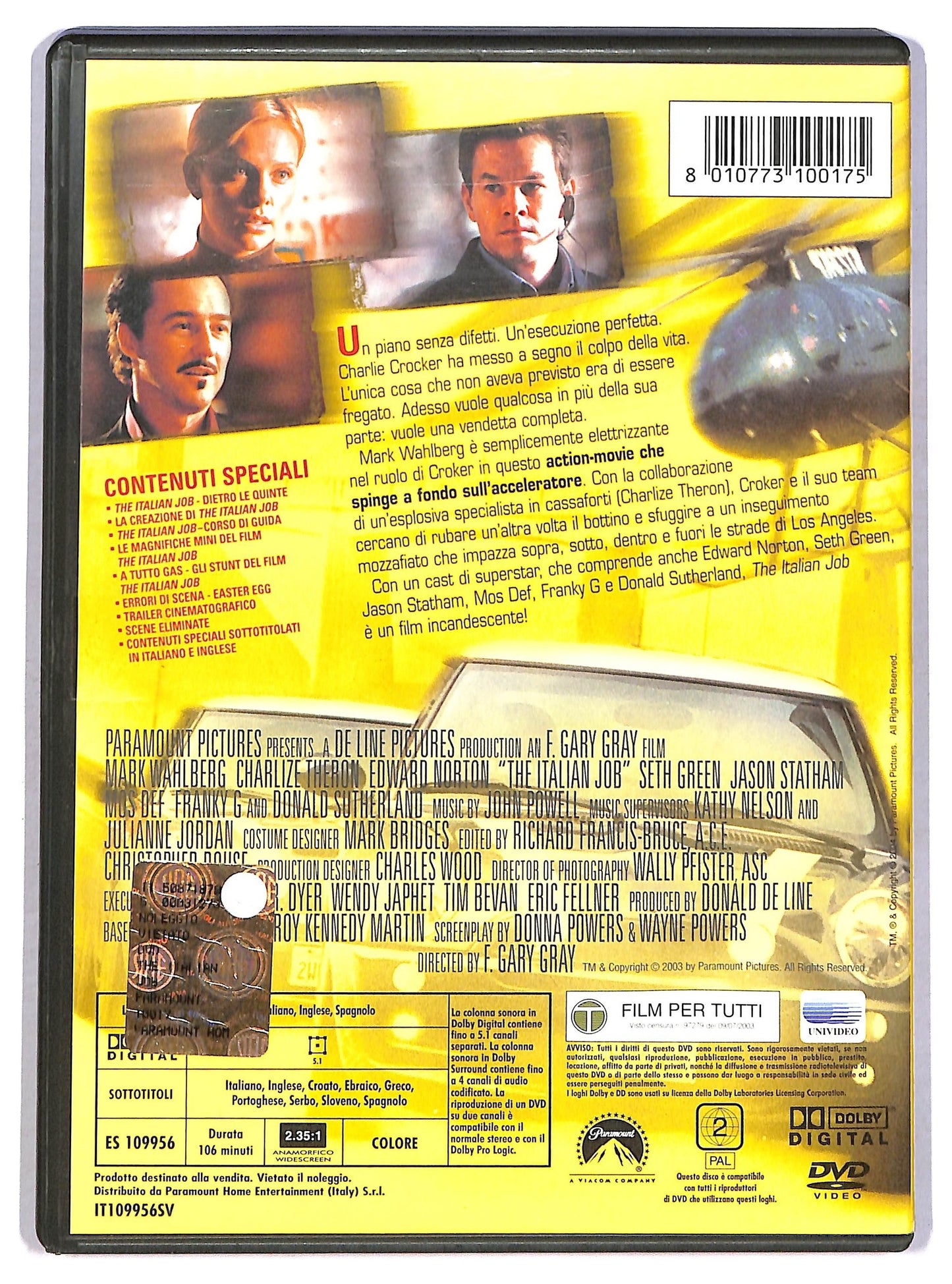 EBOND The Italian Job  DVD D797950
