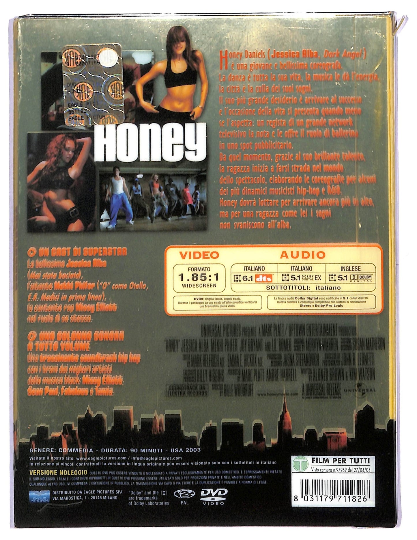 EBOND Honey DVD Digipack D798038