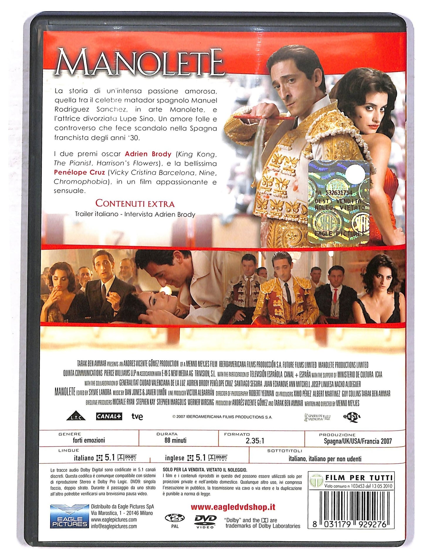 EBOND Manolete DVD D798227