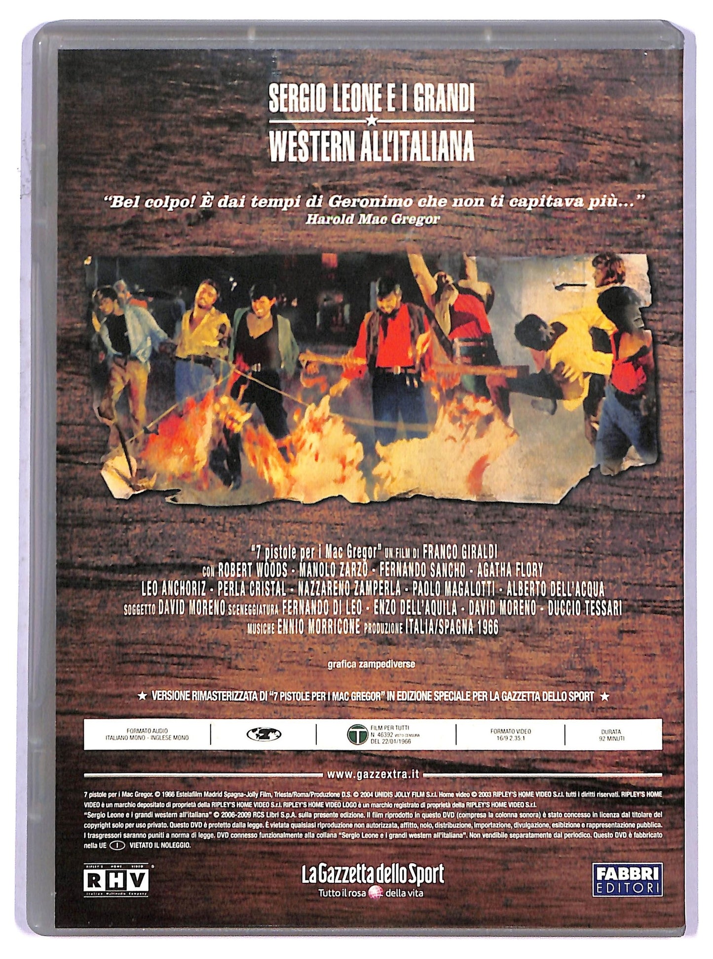 EBOND 7 pistole per i MacGregor EDITORIALE DVD D798458