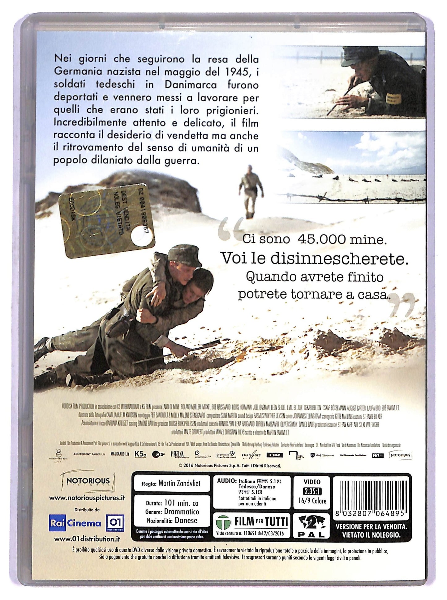 EBOND Land of Mine - Sotto la sabbia  DVD D798515