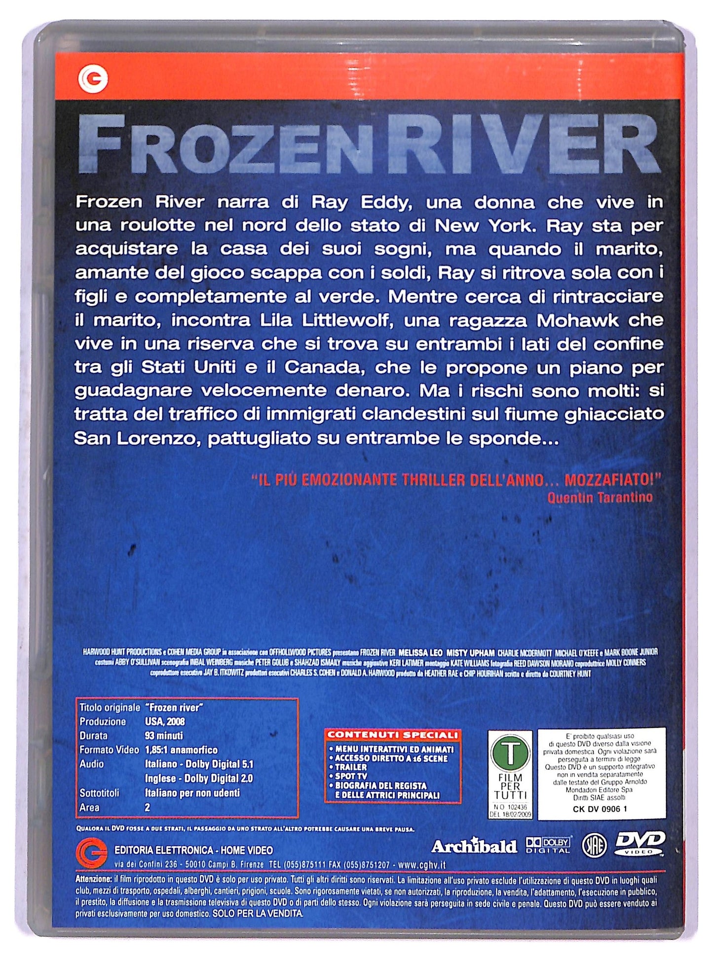 EBOND Frozen River Fiume di ghiaccio DVD D798614