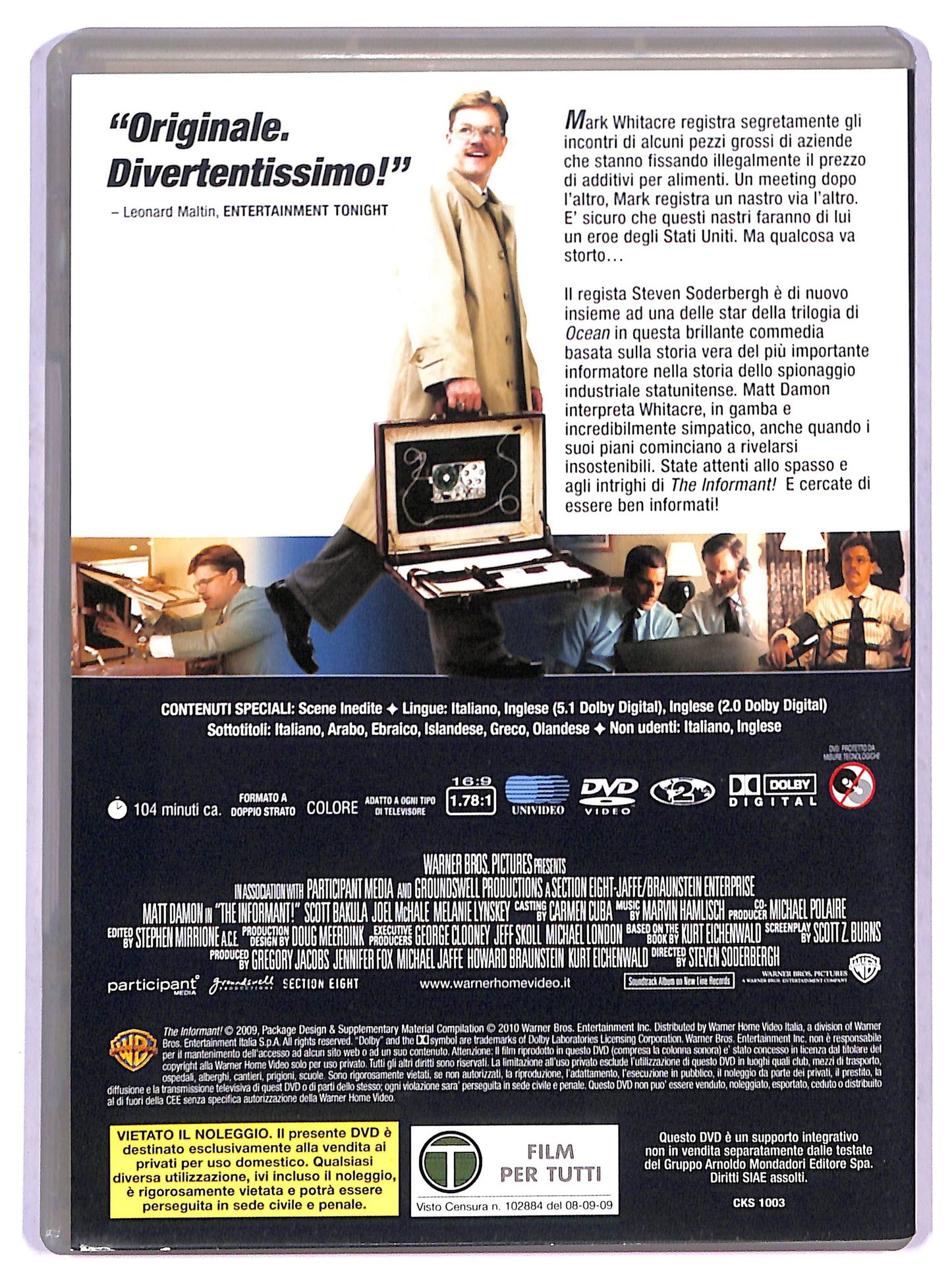 EBOND The Informant! EDITORIALE DVD D798726