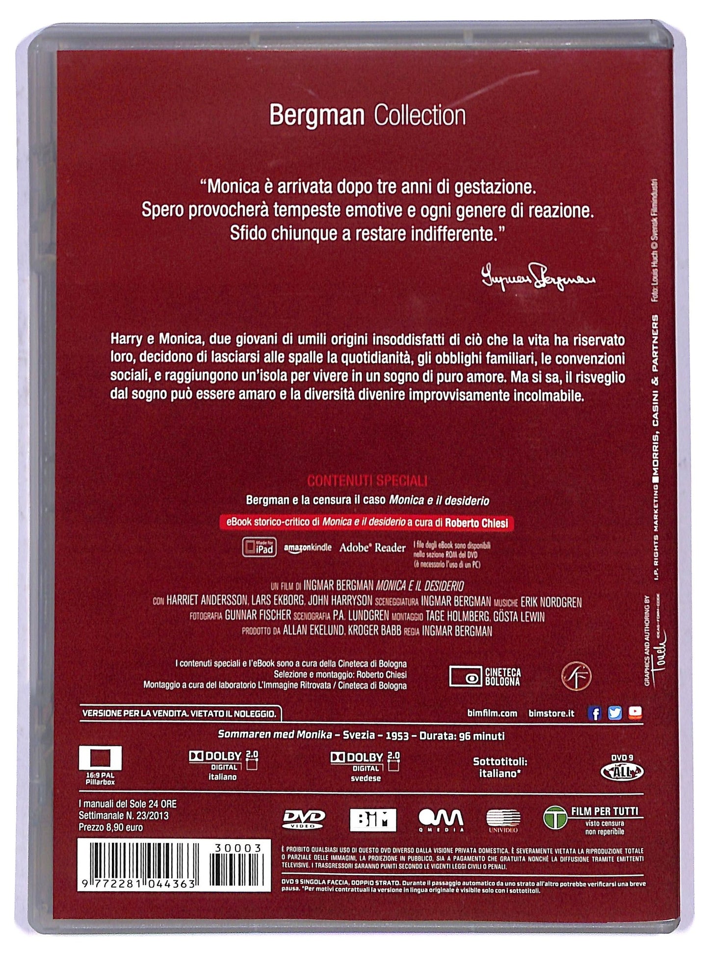 EBOND Monica e il desiderio vol.3 slipcase EDITORIALE  DVD SLIM D798911