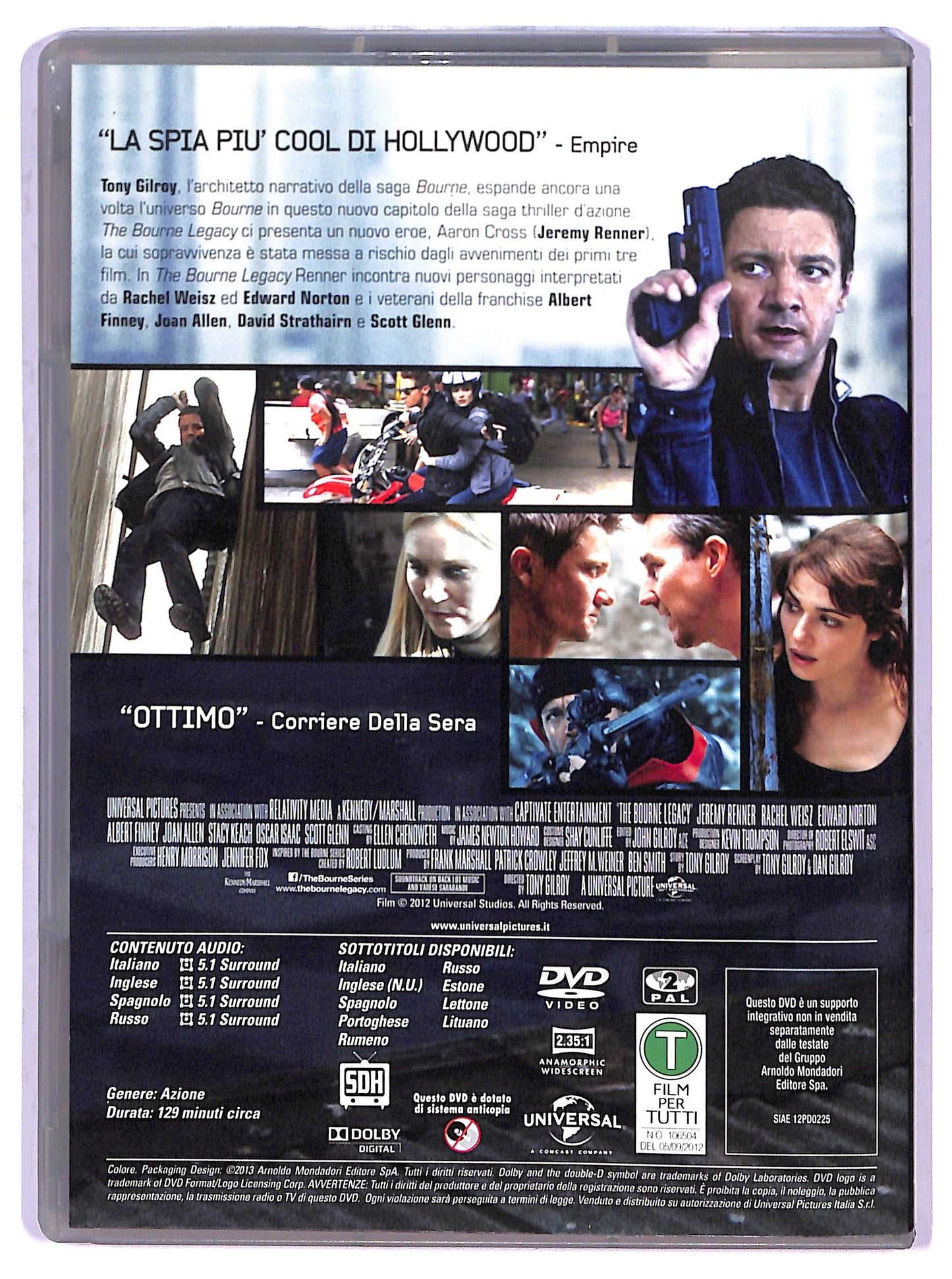 EBOND The Bourne Legacy EDITORIALE DVD D799347