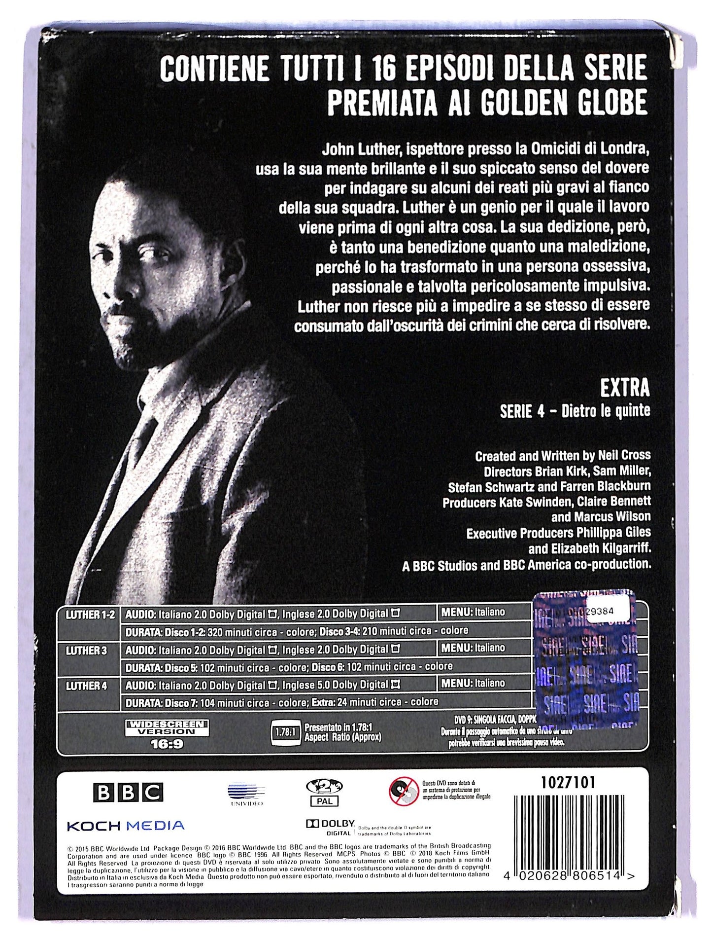 EBOND Luther Stagioni 1- 4 - dischi 7 DVD D799434