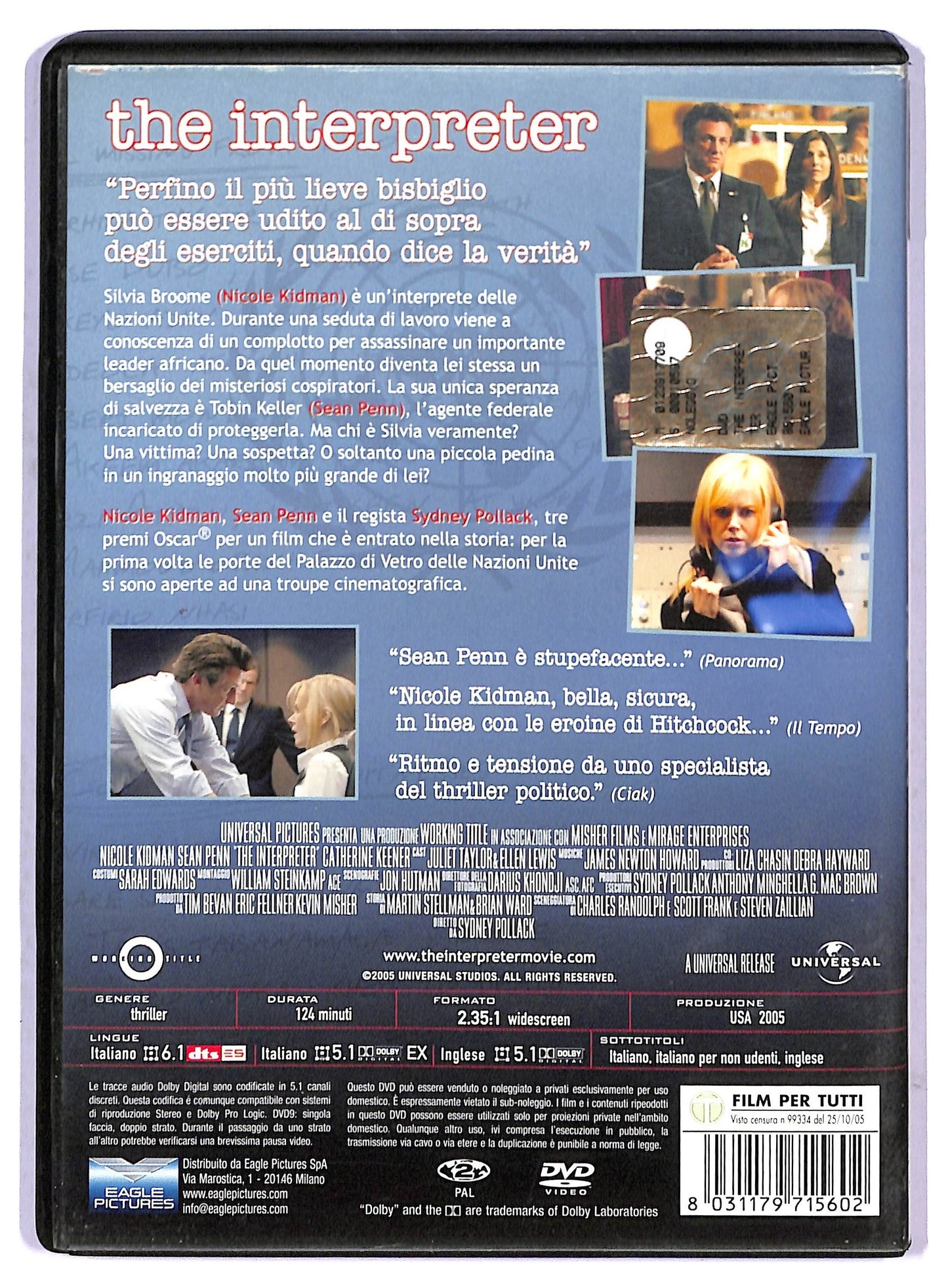 EBOND The Interpreter  DVD D799508