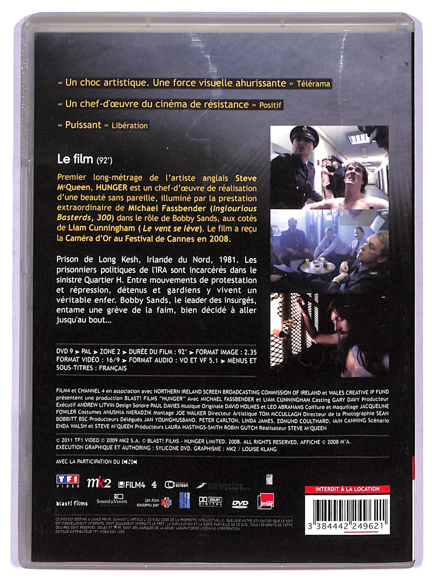 EBOND Hunger (steve mcqueen) DVD D799521