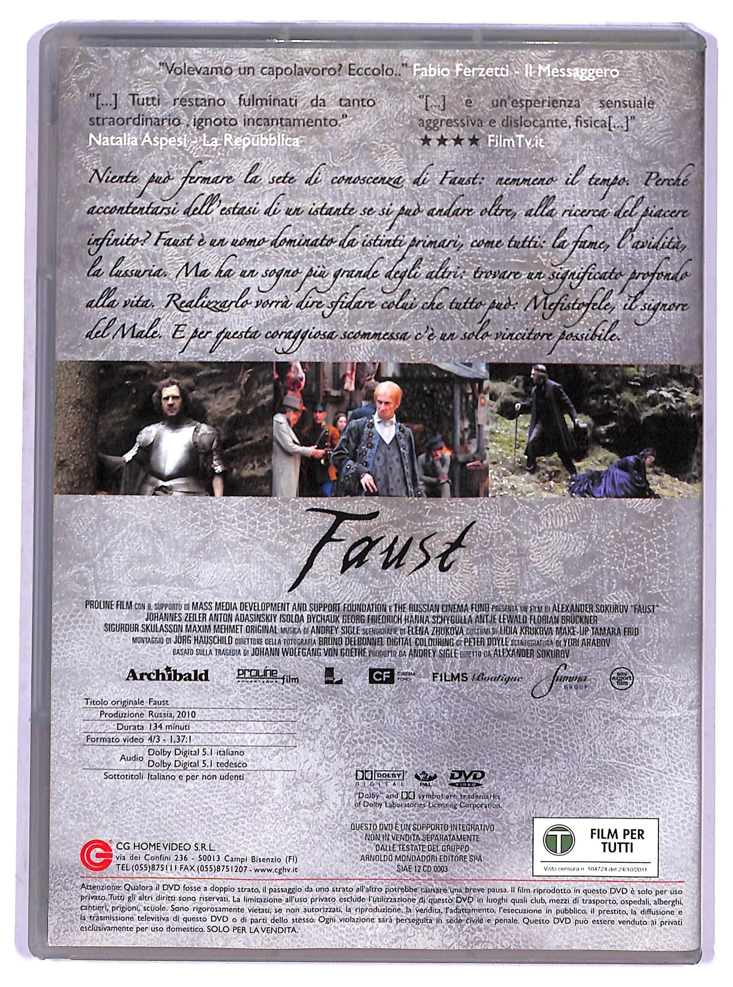 EBOND Faust EDITORIALE DVD D799549