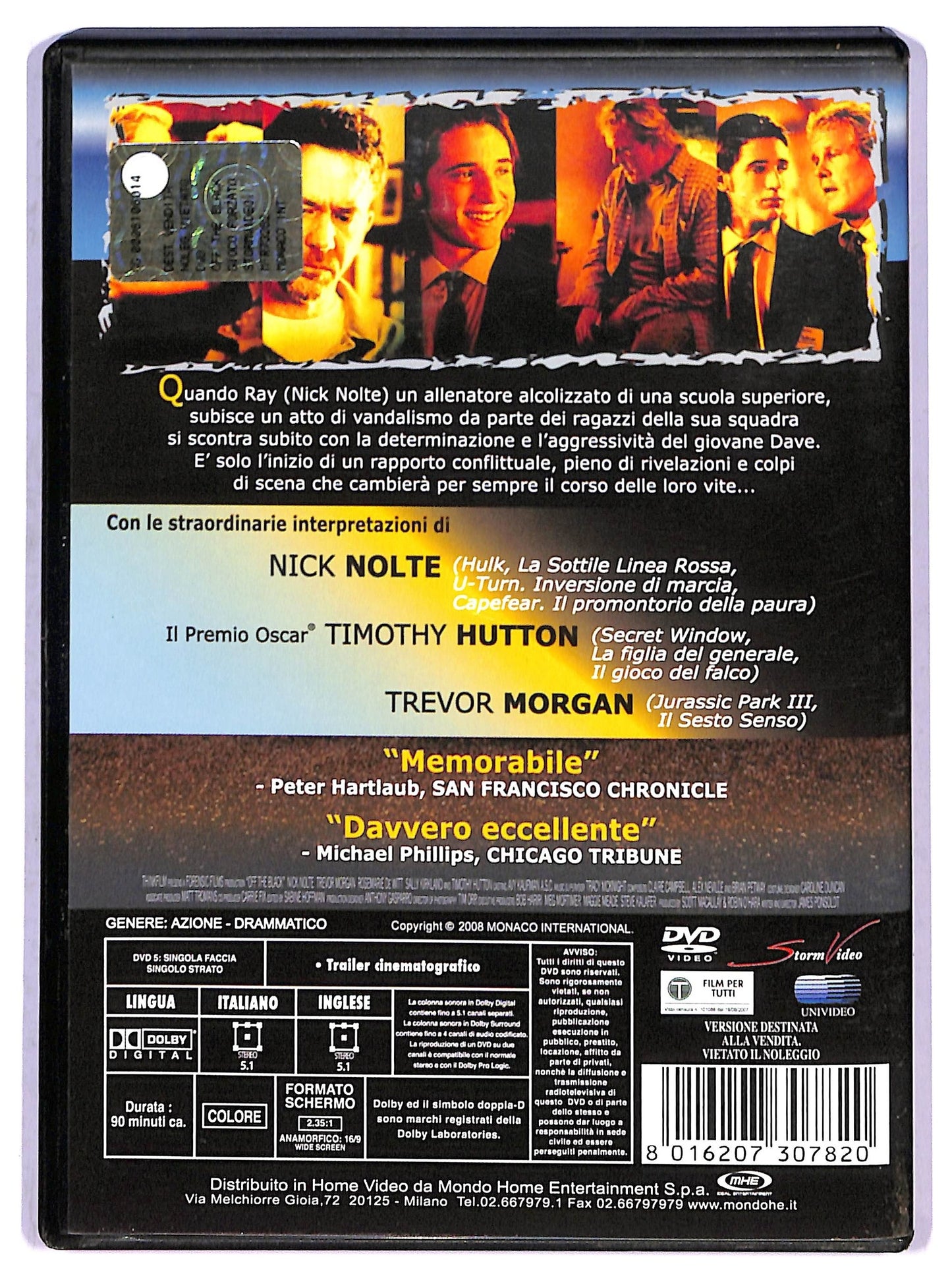 EBOND Off the Black - Gioco forzato DVD D799550