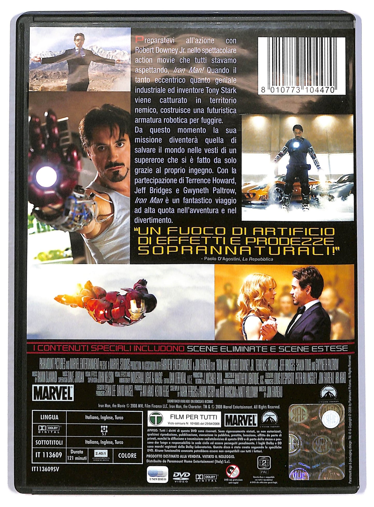 EBOND Iron Man DVD D799640