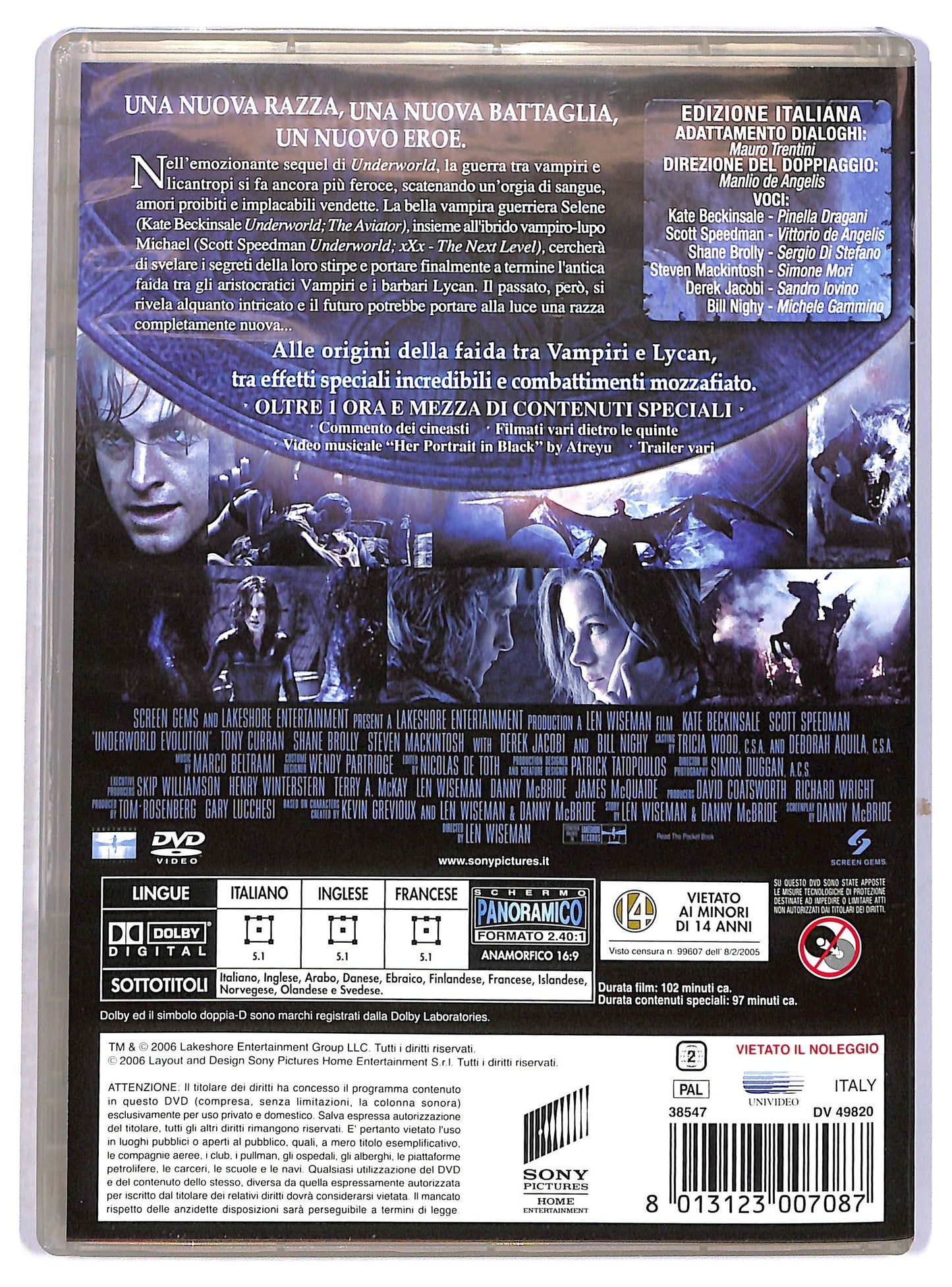 EBOND underworld evolution DVD D799656