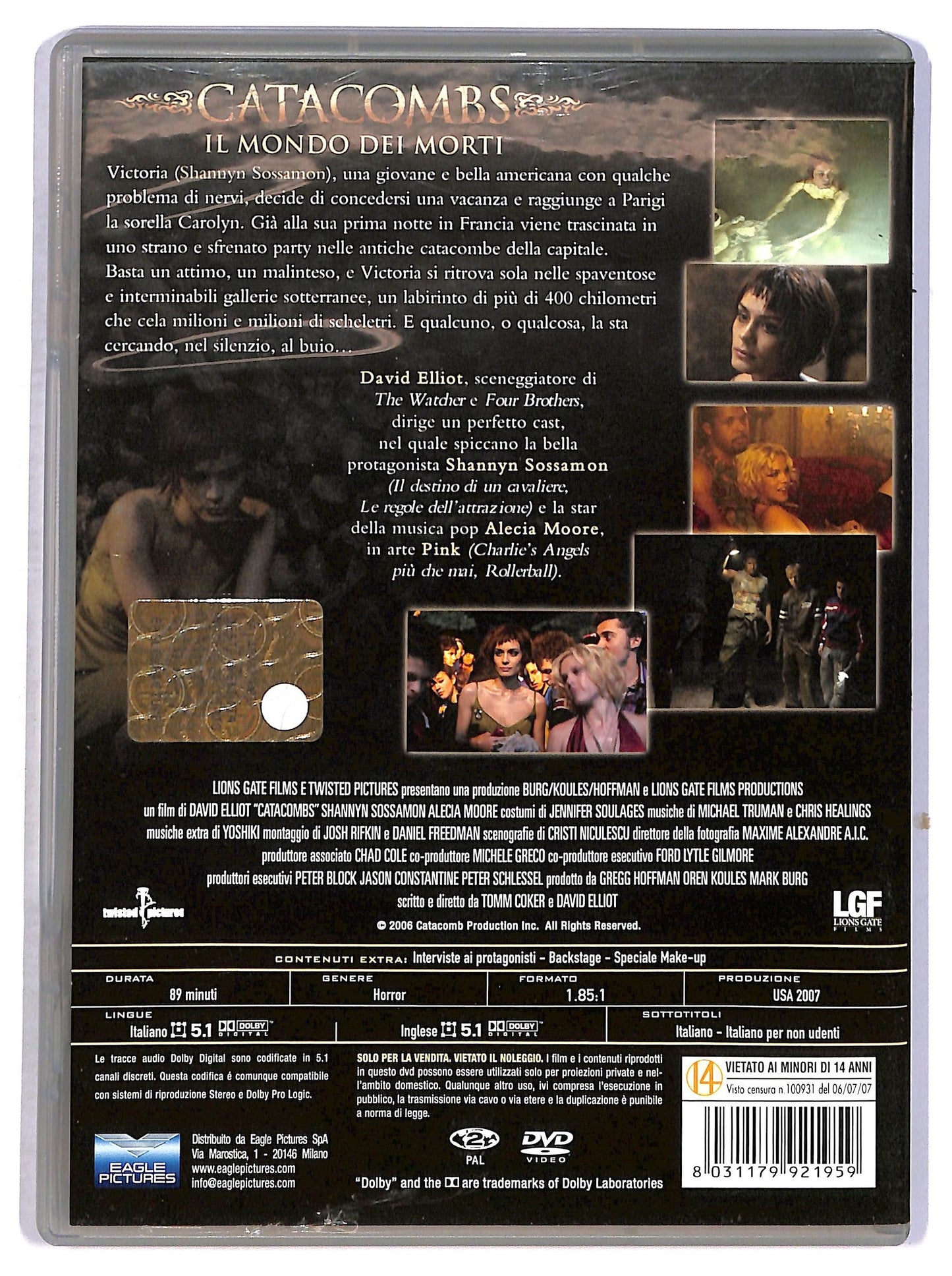 EBOND Catacombs - Il Mondo Dei Morti DVD D799702