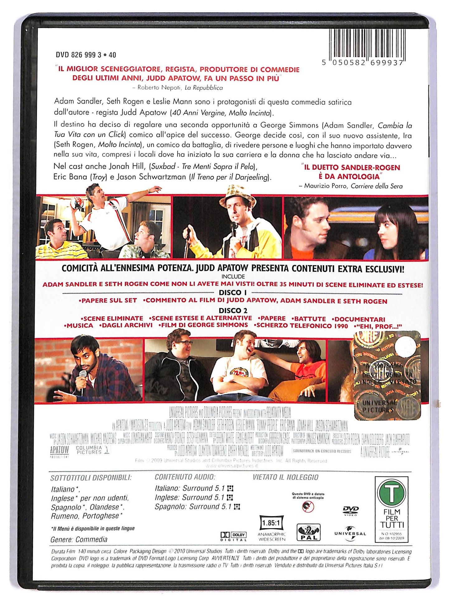 EBOND funny people  EDIZIONE SPECIALE 2 dischi DVD D799713