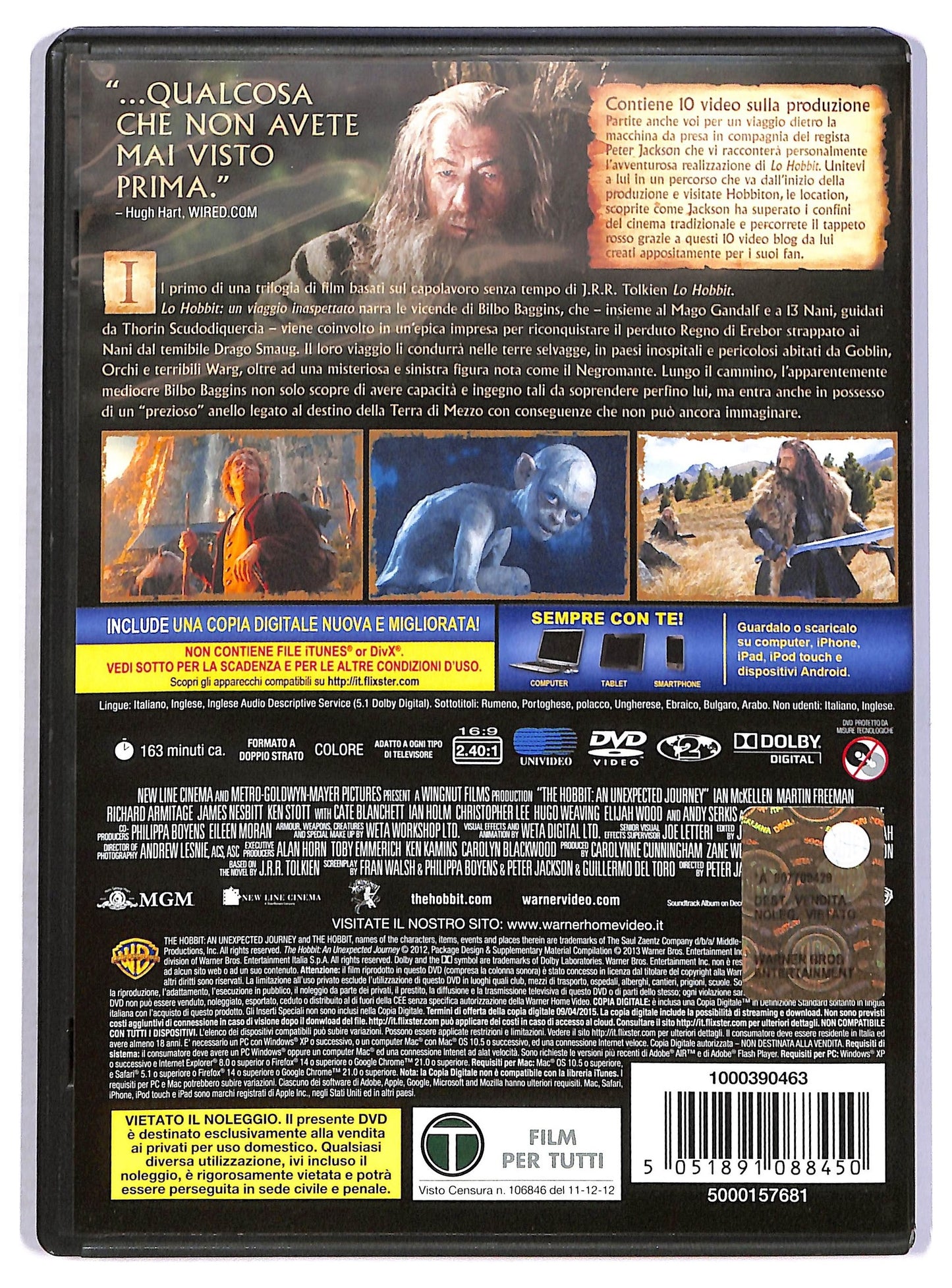 EBOND Lo Hobbit - Un Viaggio Inaspettato (2 DVD) D799806