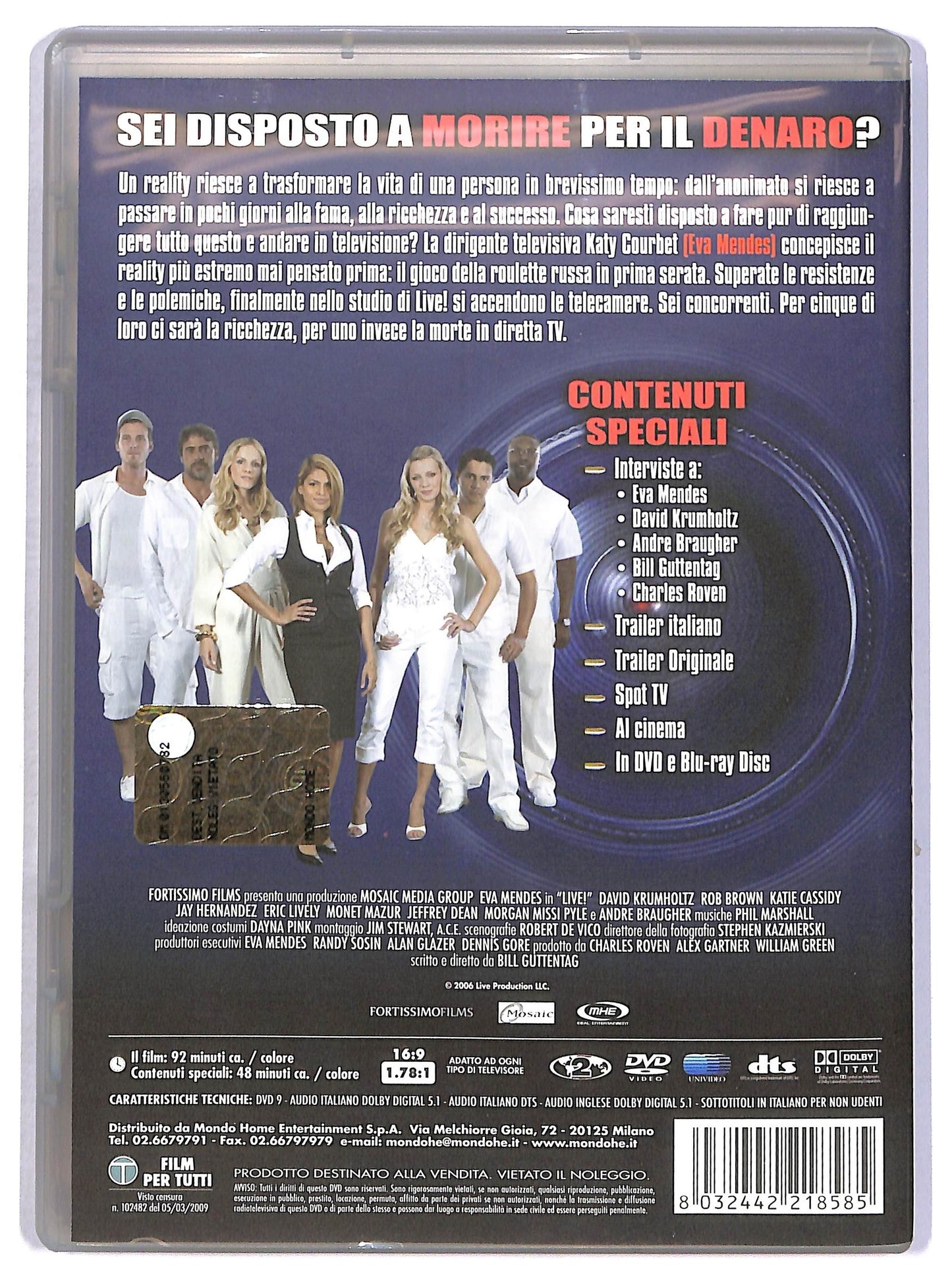 EBOND live! - ascolti record al primo colpo DVD D799831
